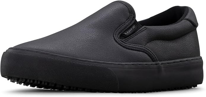 Lugz Clipper Slip Resistant Men’s Black Slip on 10.5 E2