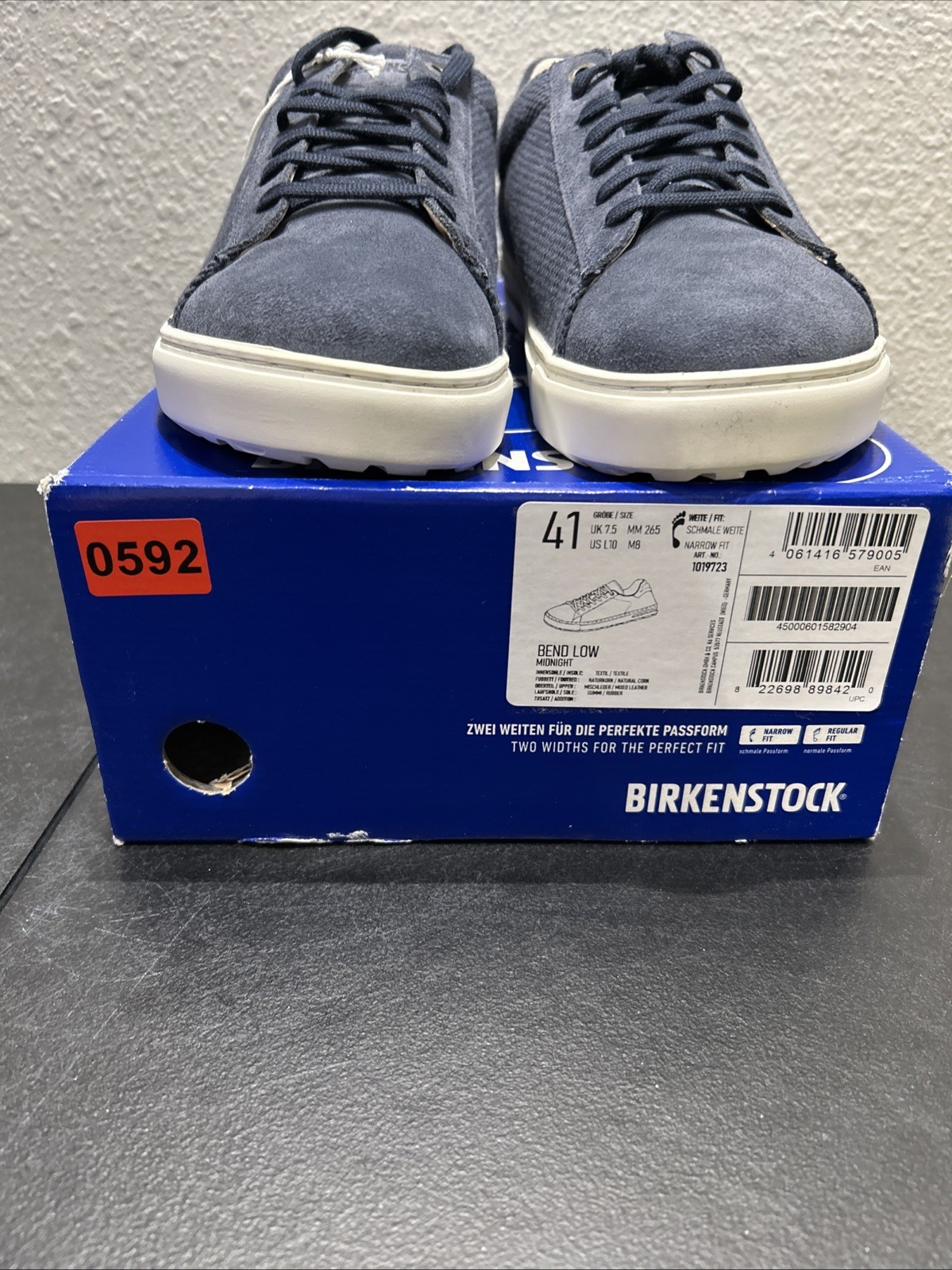 Birkenstock Bend Low Midnight EU 41 US W10 M8