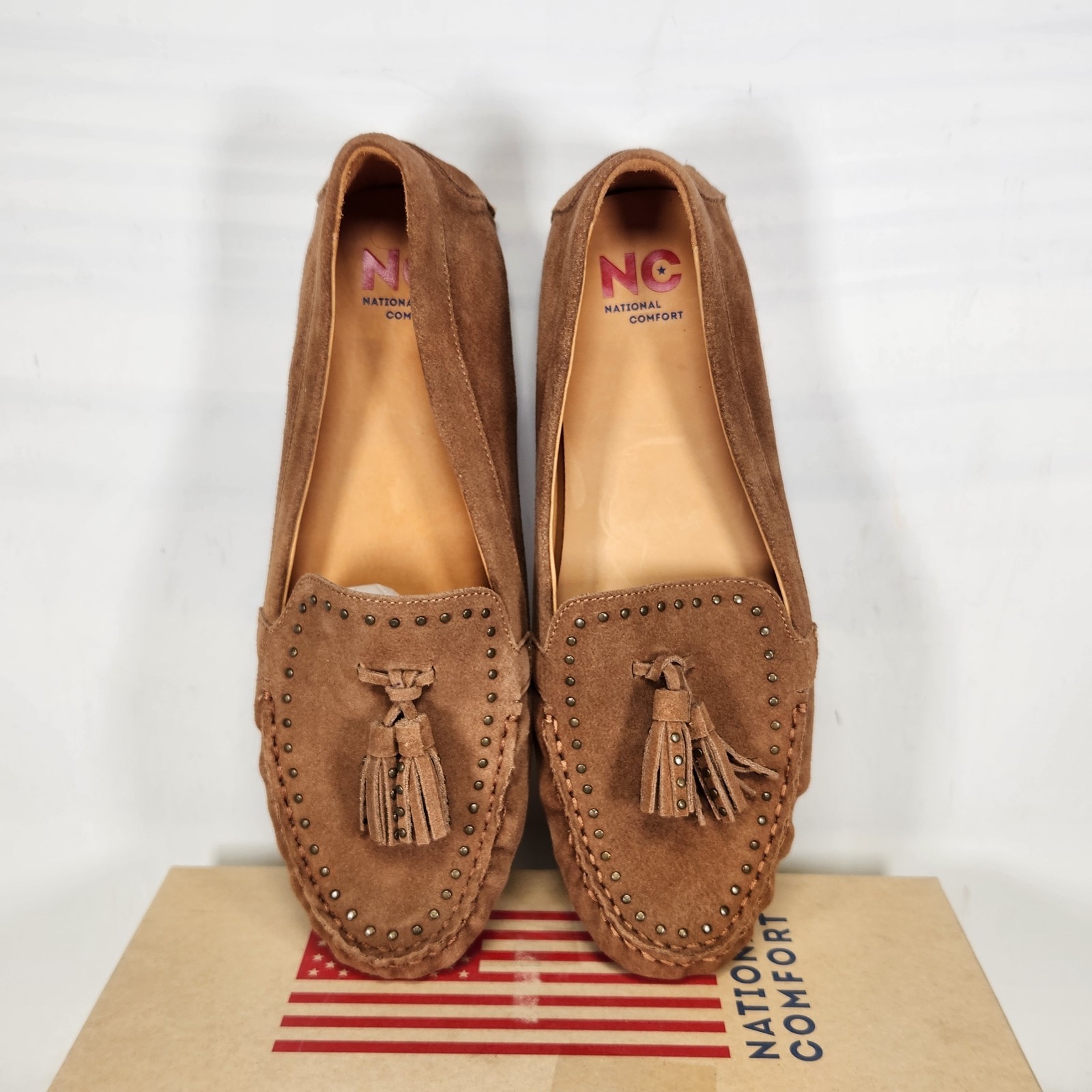 Size 10 – National Comfort Serinna – Tan Suede – Womens