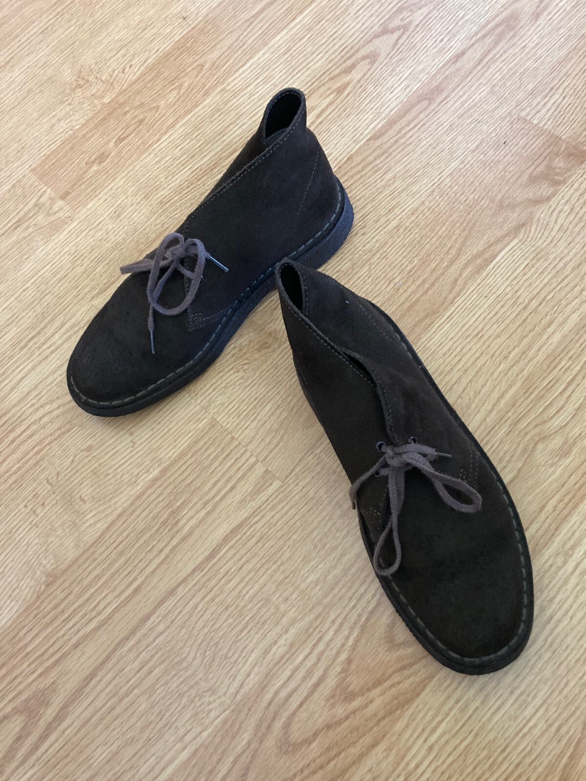 Clarks originals women’s desert boots brown suede, 8.5