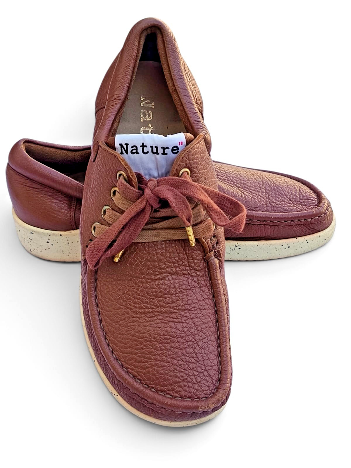 Nature Footwear Anna Brown Leather Moccasin Comfort Shoes Women’s US 9 EU 40