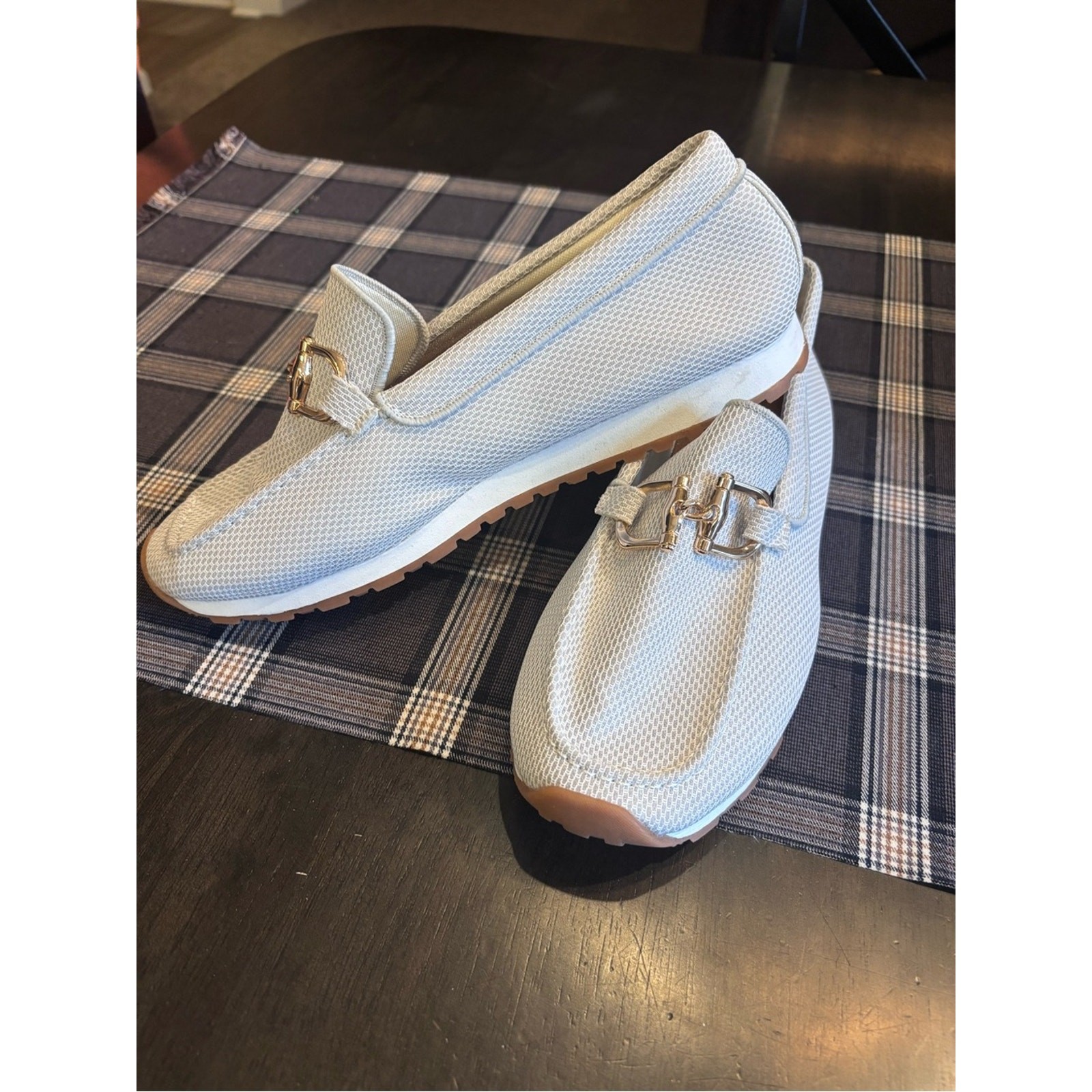 Woman’s Slip-On Loafers in white