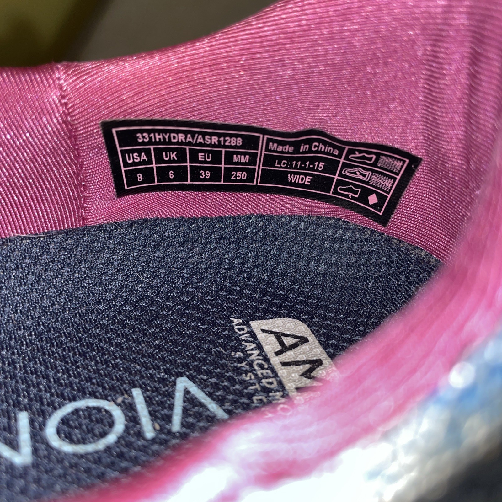 Vionic Womens Sport Shoes Size 8 M Blue Fabric Athleisure Activewear Fun
