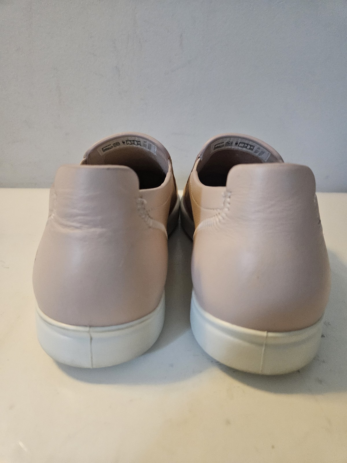 ECCO Travel W Women’s Slip-On Leather Comfort Shoes Rose Dust EU 39 US 8-8.5