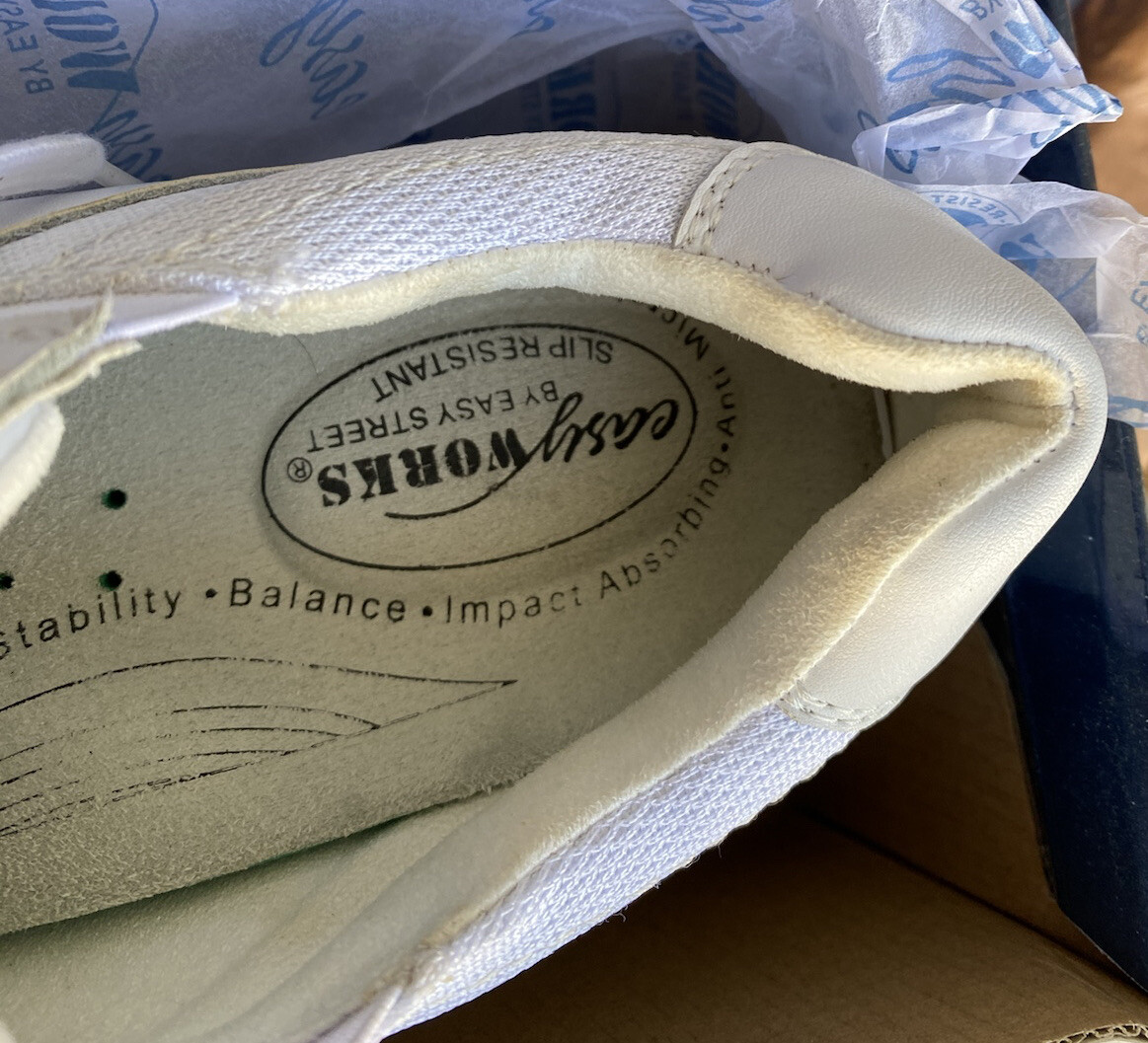 NEW Easy Works Middy White Women Professional Shoes Size 11 M Nurse Athletic
