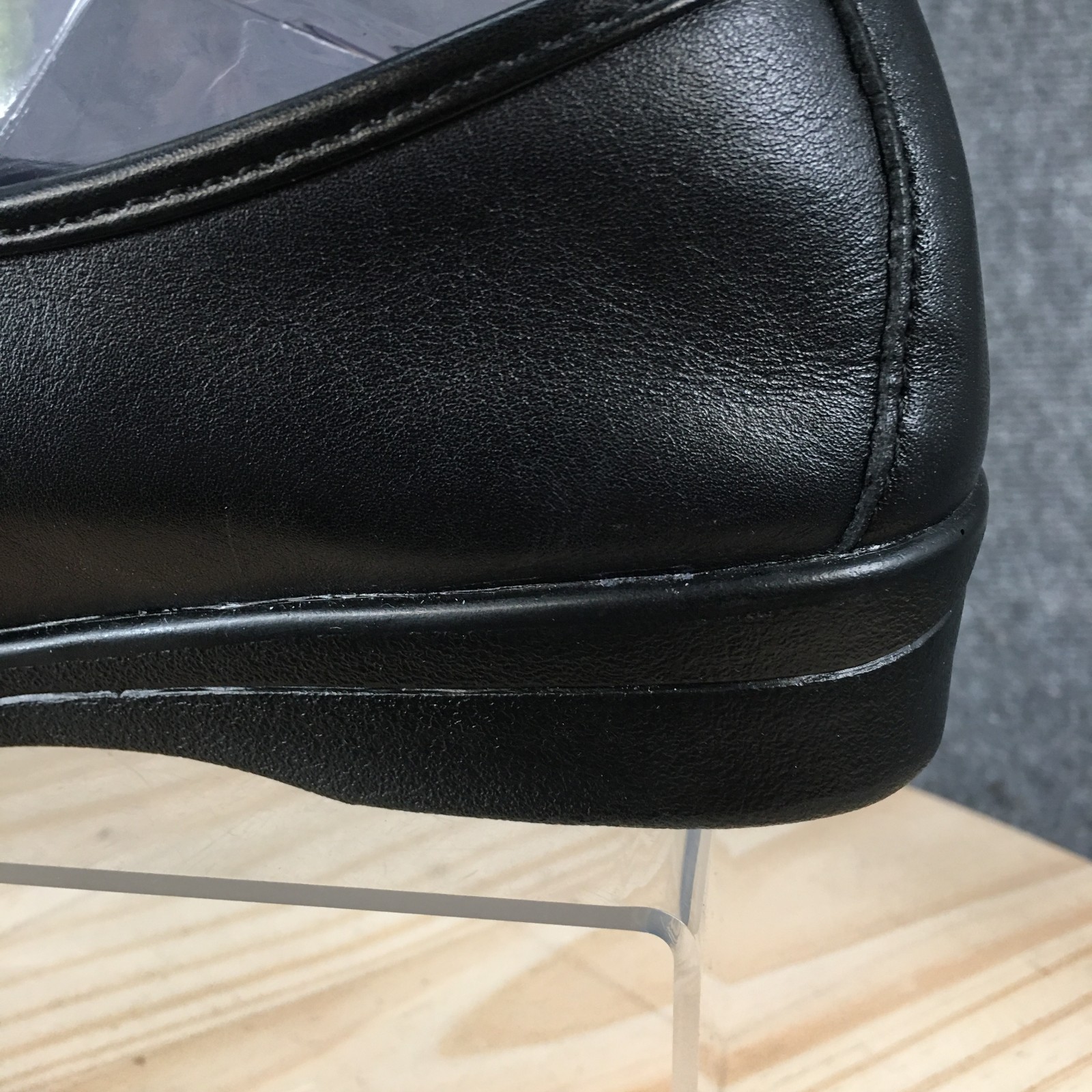 Softspots Venus Lite Shoes Womens 8.5 Narrow Loafer Slip On Casual Leather Black