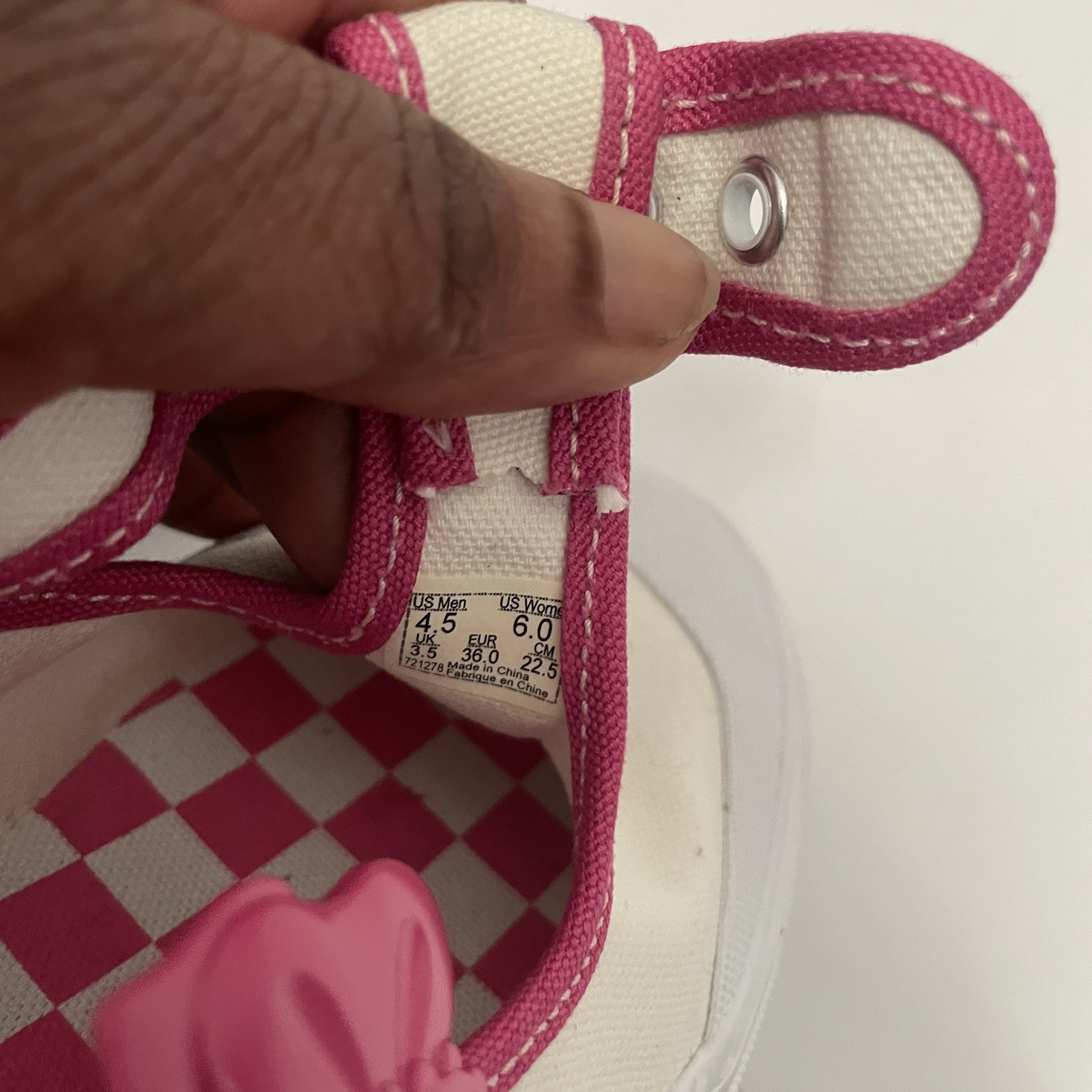 Vans x Barbie™ Style 93 DX Mary Jane Skate Shoe – White Womens 6