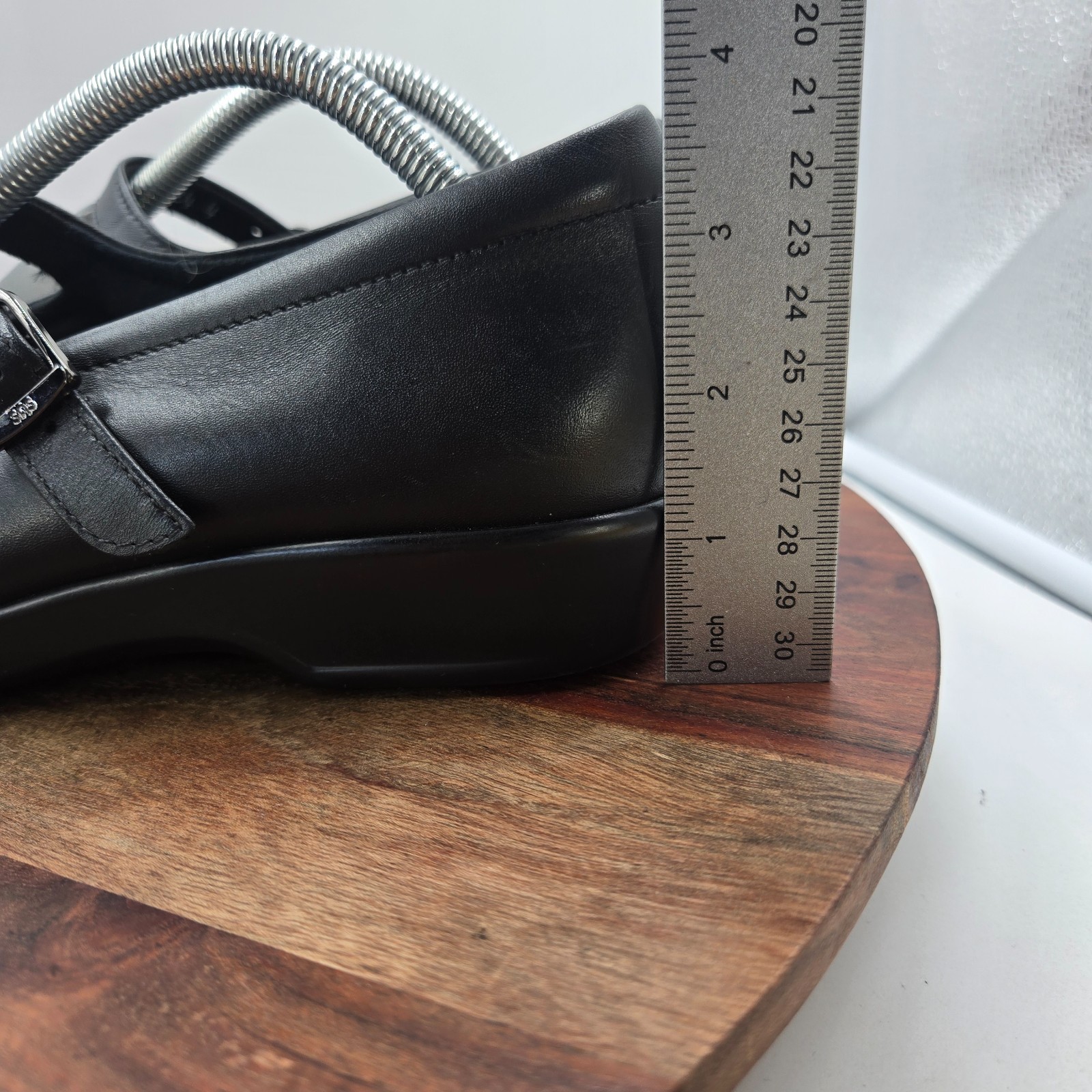 SAS Maria Shoes Women’s 10.5M Black Leather Comfort Mary Jane Loafers Orthotic