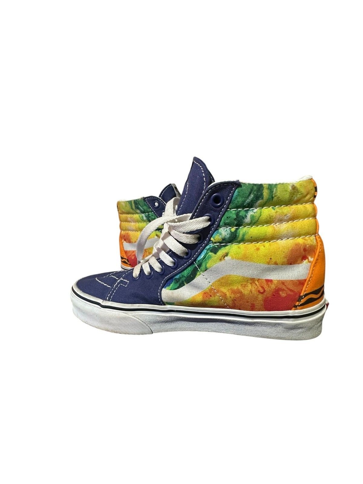 VANS Crayoloa x SK8 – High Mashup Melt Collab Skateboard Sneakers Unisex 7L 5.5M