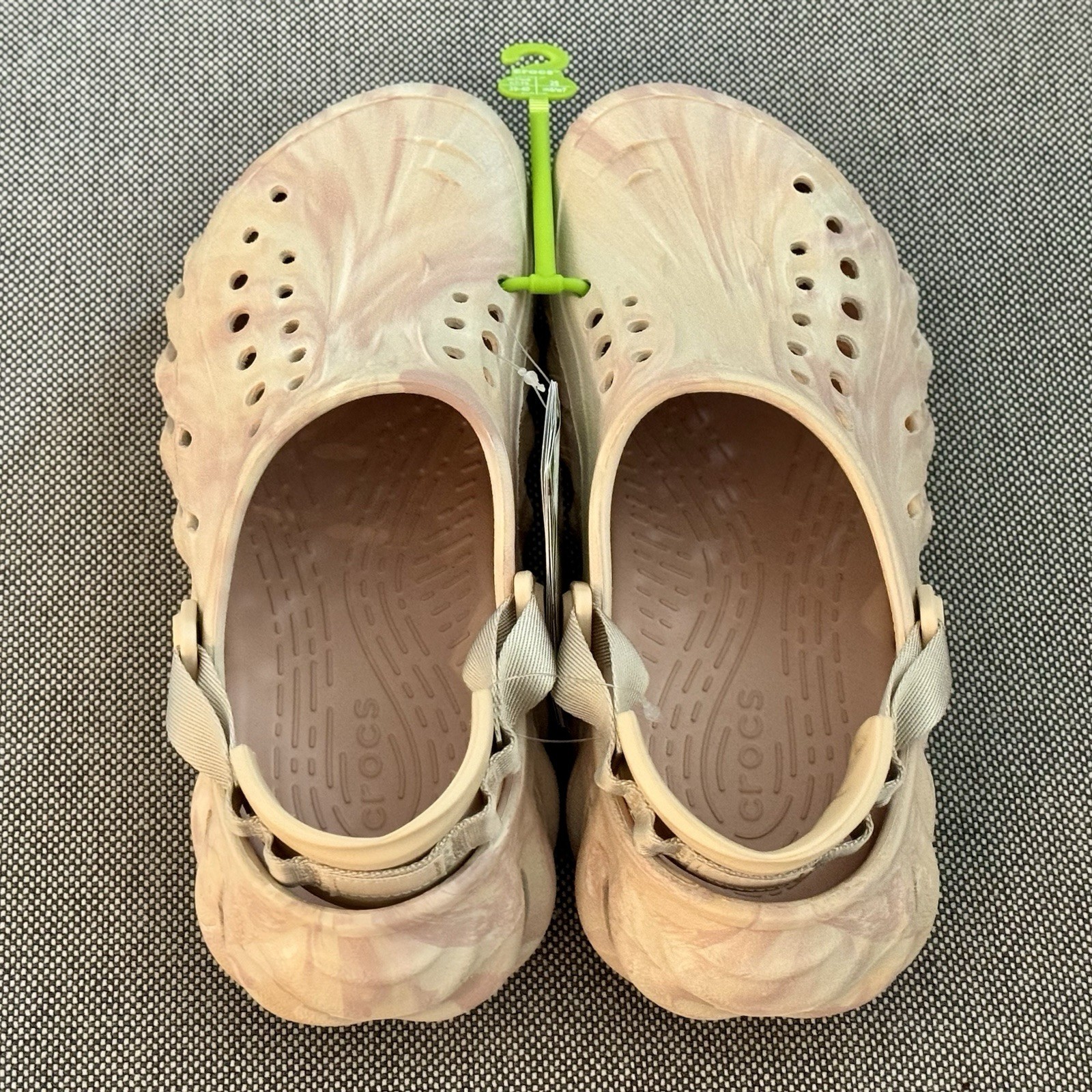 Crocs Echo Marble Clogs Quartz Shoes 208454-6WS Unisex Multiple Sizes