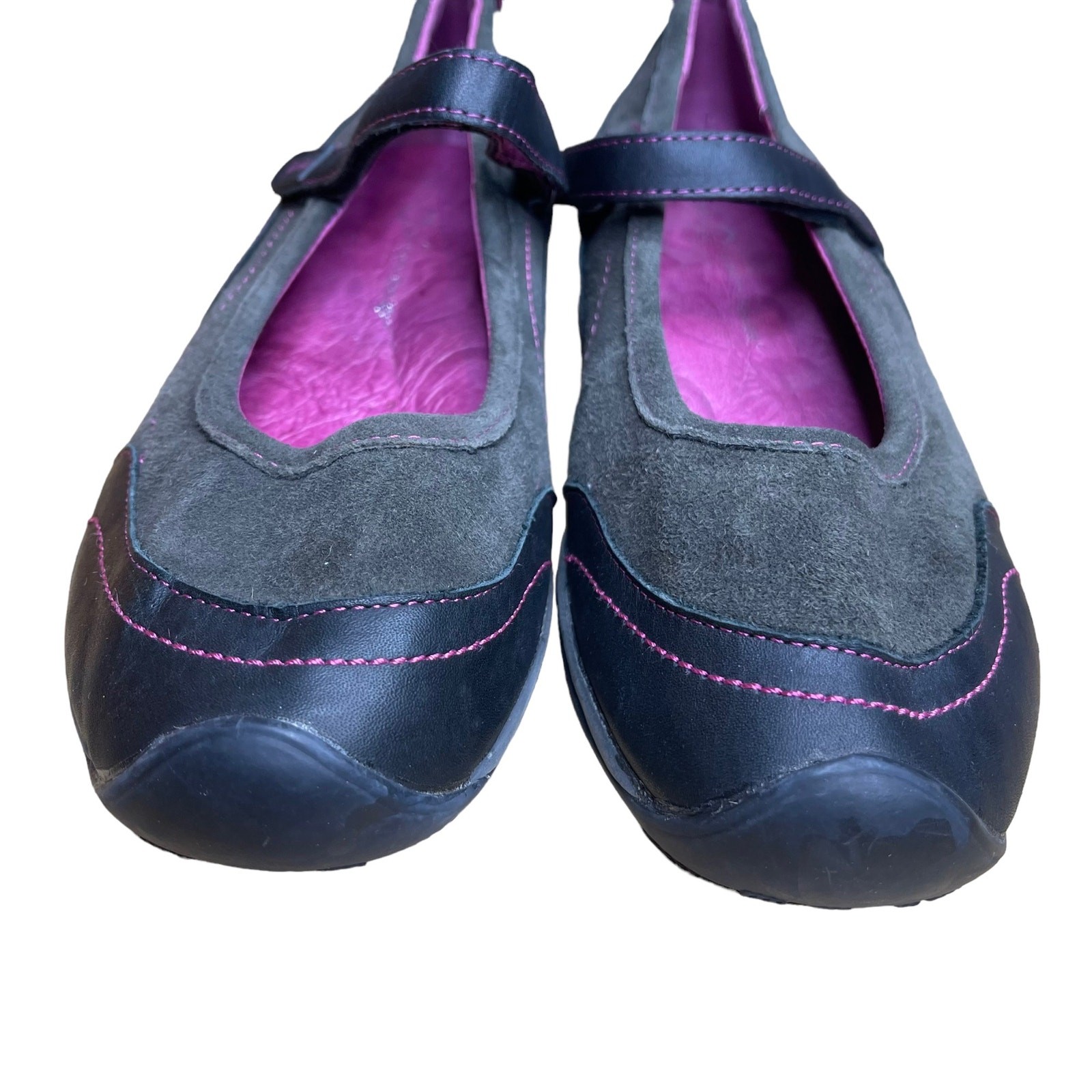 Jambu Formosa Womens 9.5 M Shoes Black Casual All Terra Design Wedge Adjustable