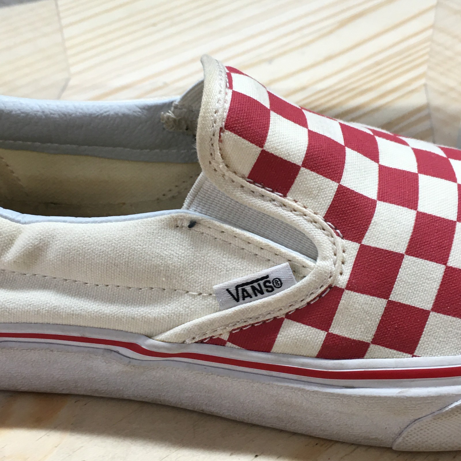 Vans Shoes Womens 9 Mens 7.5 Classic Slip On Checkerboard Multicolor Low 500714