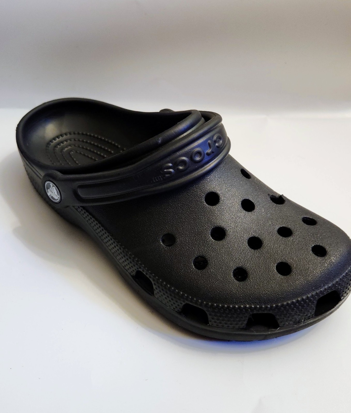 Women’s Black Classic Crocs Slip On Clogs Comfort Garden Shoes Size 8