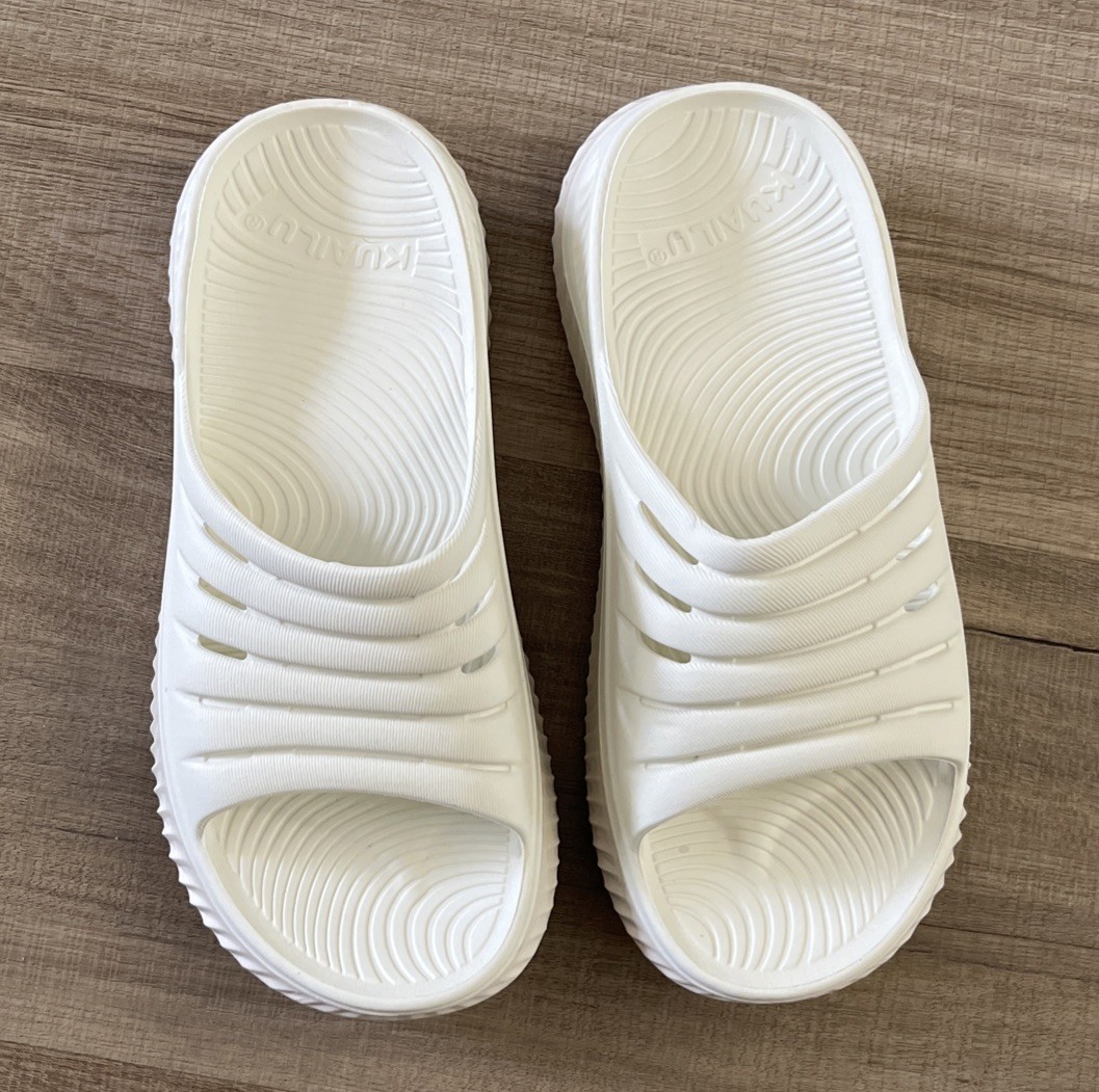 KuaiLu Recovery Sandals Comfort Orthopedic Support Plantar Fasciitis White S 7