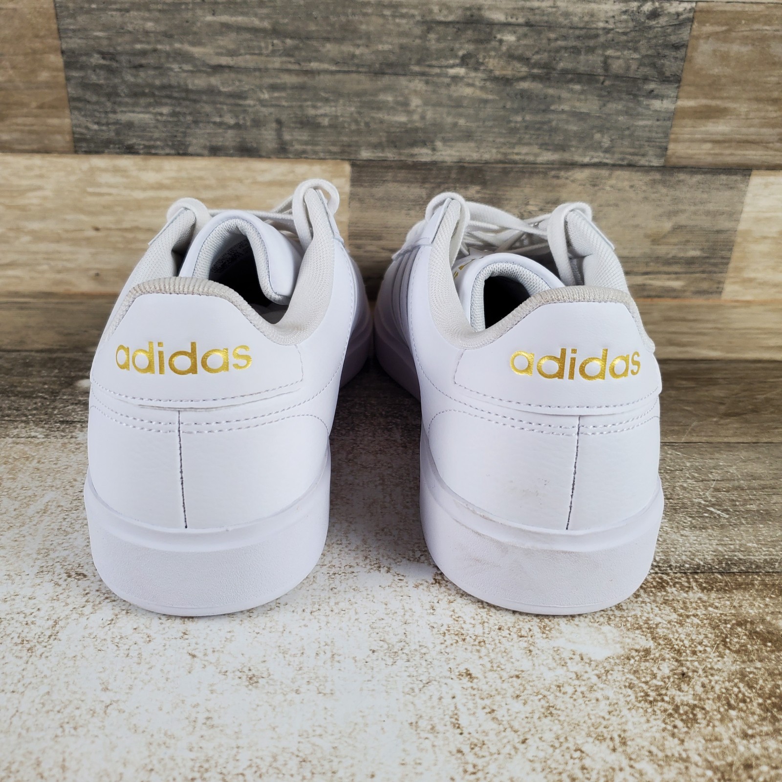 Adidas Grand Court 2.0 Womens Shoes Sz 9 White Tennis Comfort Lace Up Sneakers