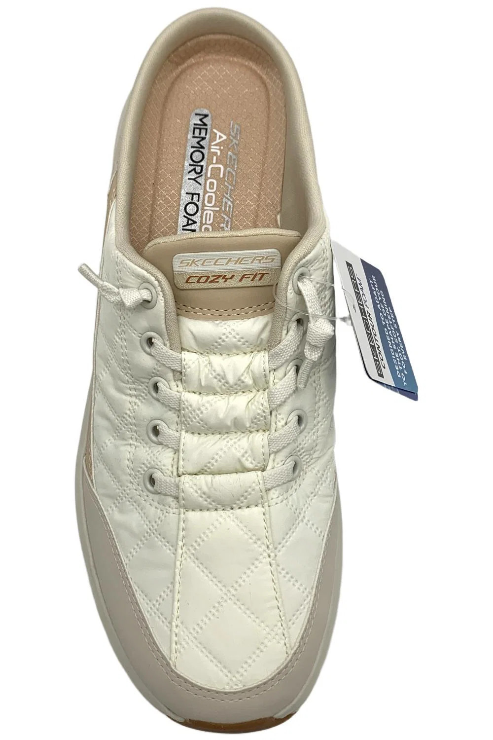 Skechers Women’s Contour Foam Sweet Embrace Sneakers White/Natural
