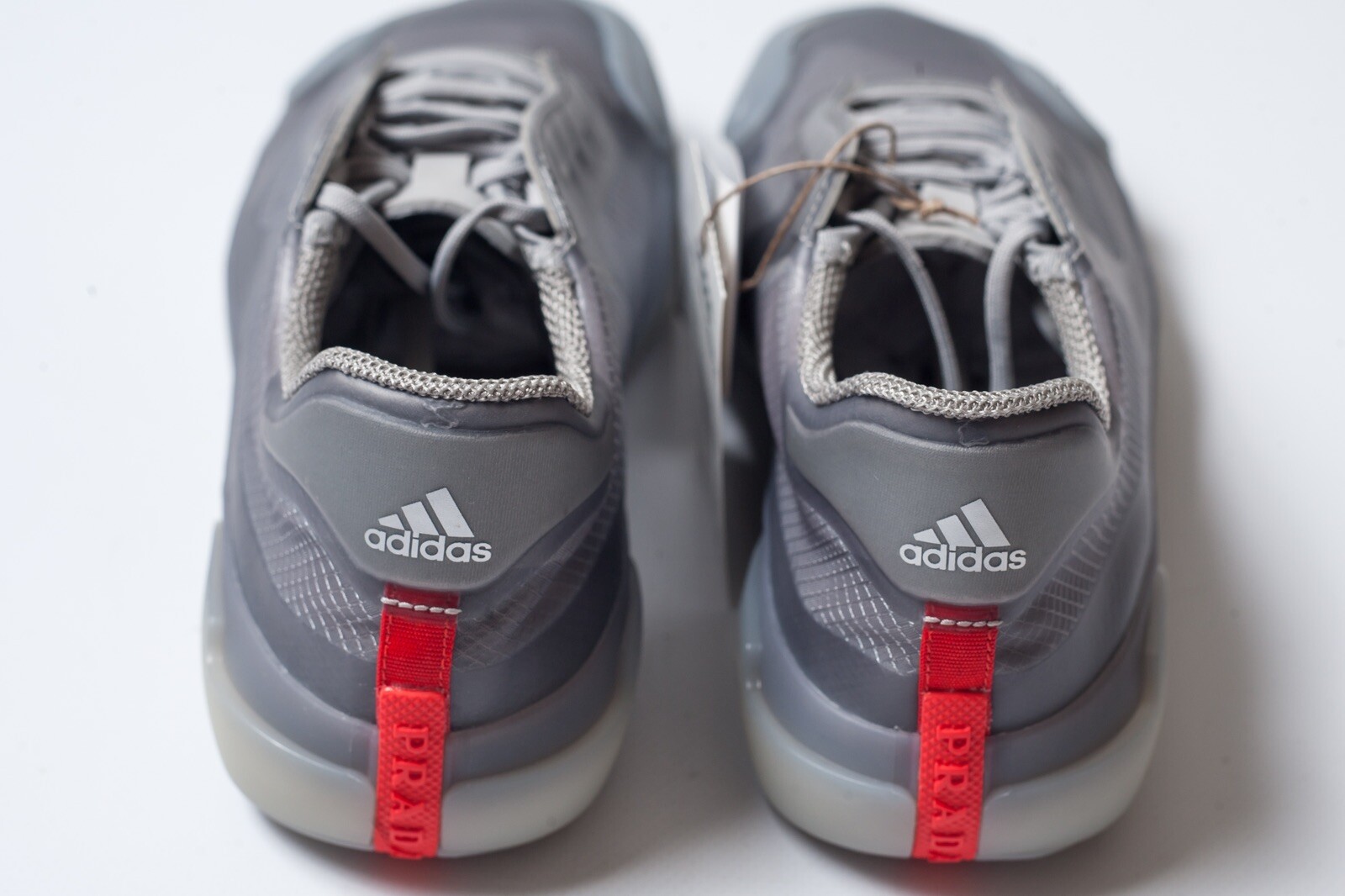 PRADA Luna Rossa Womens Gray Sneakers Size 39 1/3 F / 6 1/2 US