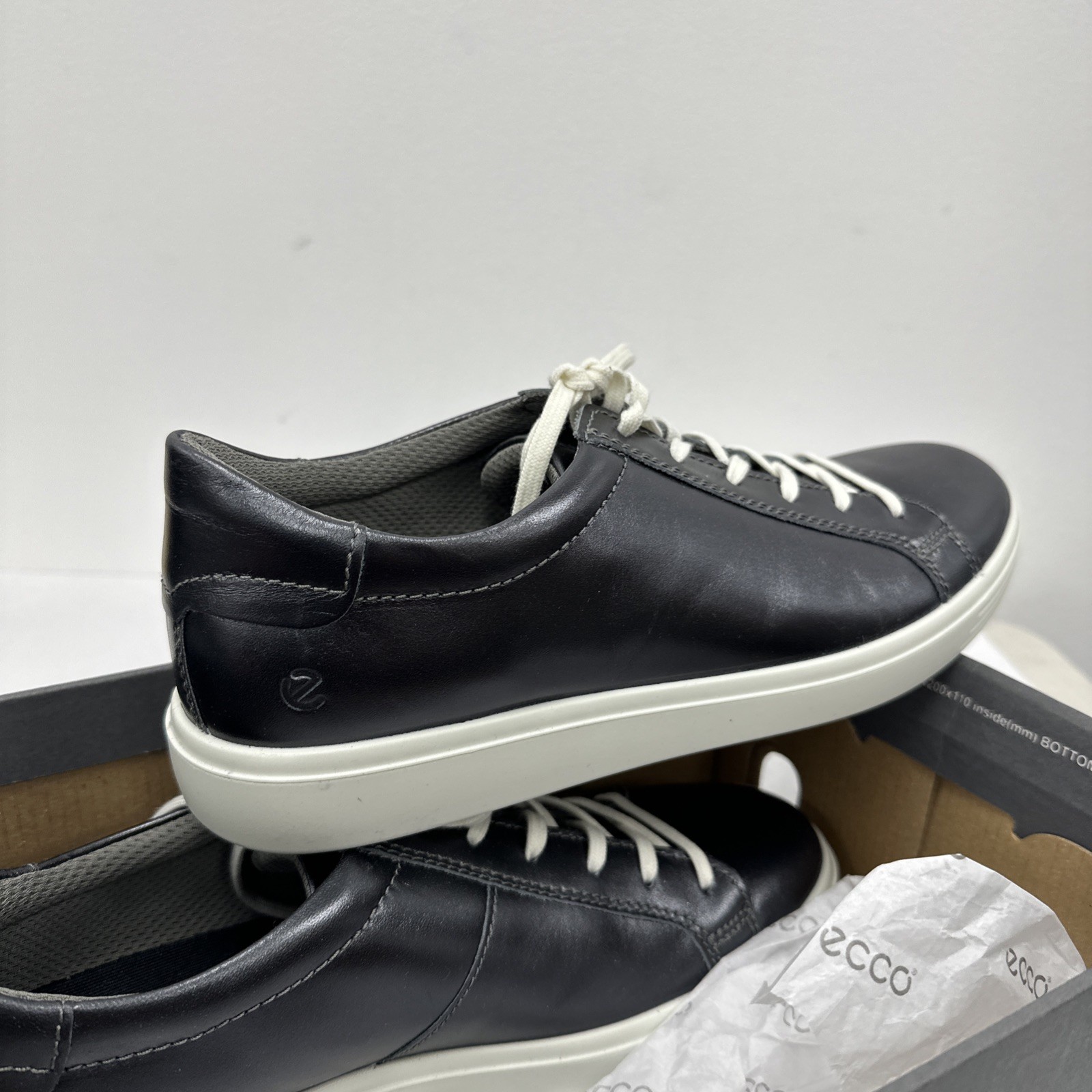 ECCO 857683 – SOFT CLASSIC SHOE – HEAVY SILVER 61018 – SIZE 11-11.5