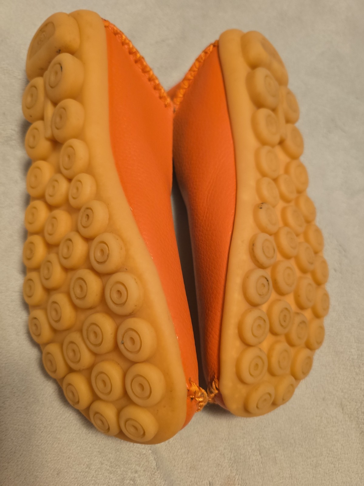 Venus Celia Soft Leather Walking Loafer Cushioned Insole Hand-made Size 39 Peach