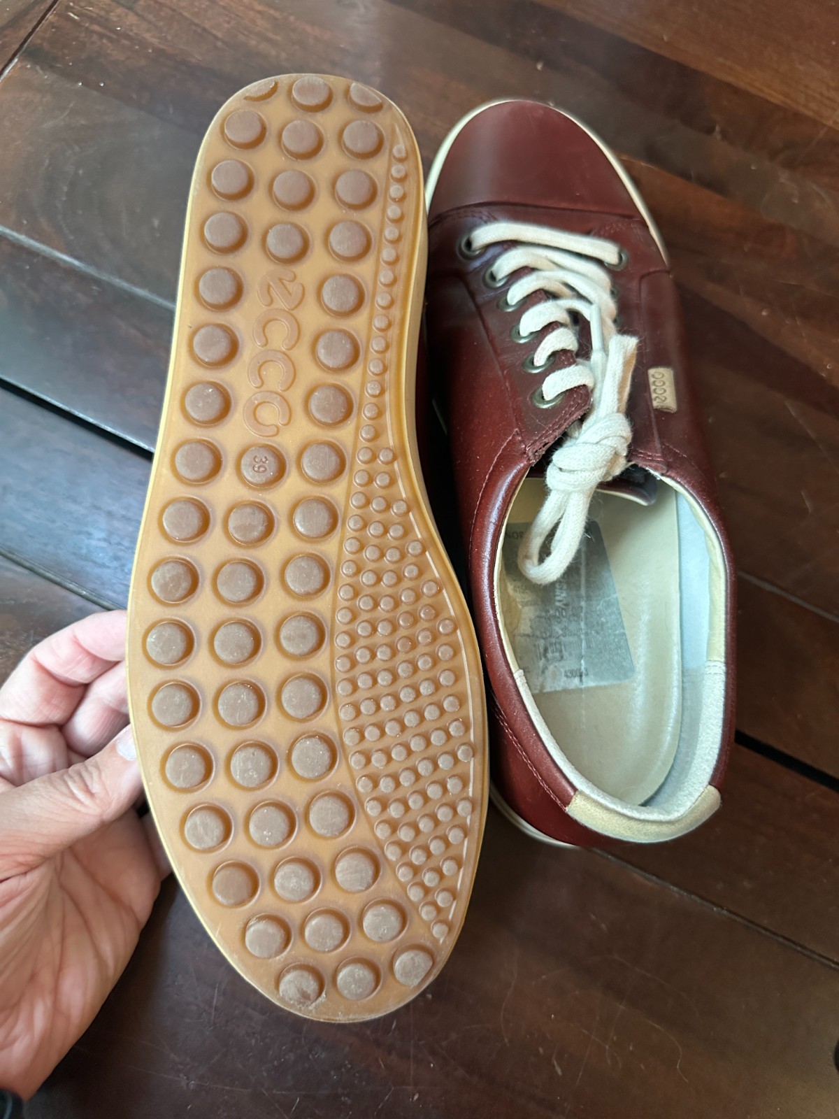 ECCO Women’s Brown Tie Oxford Size 8.5 Women’s – Excellent condition