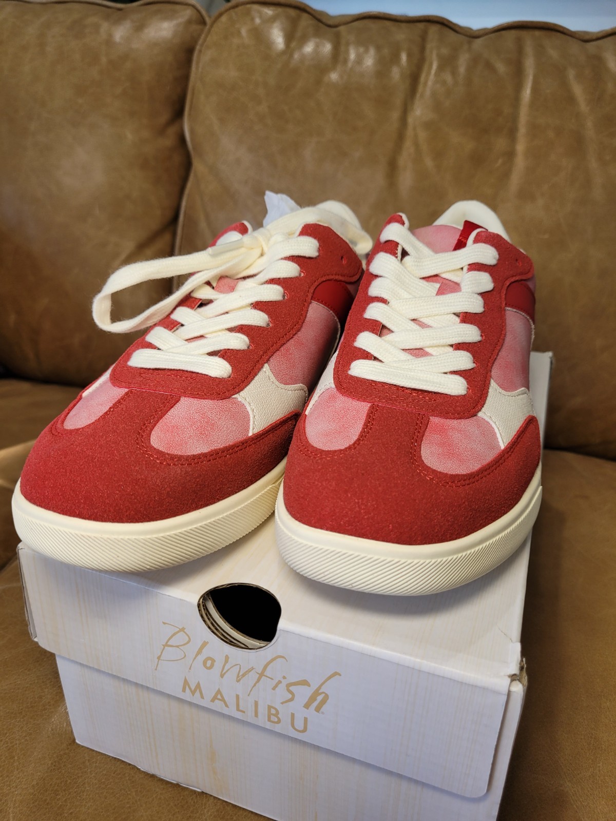 Blowfish Malibu Tastic Red Smooth Sz 8