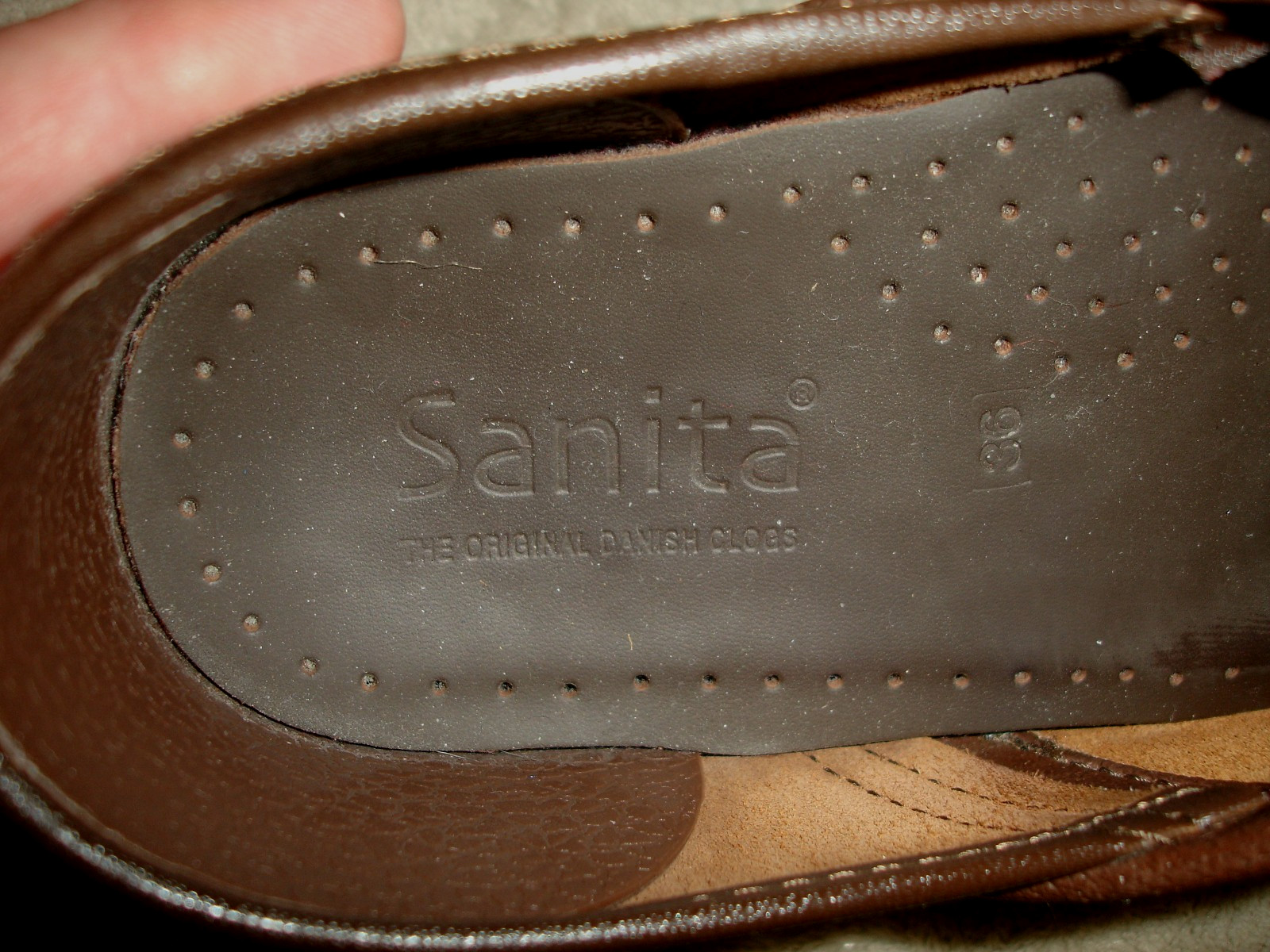 Sanita The Original Danish Clog Ladies Slip On Shoes Snakeskin Print EU 38 US 7