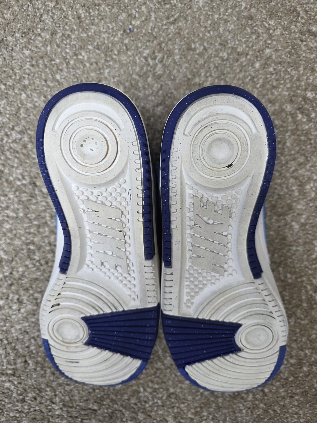 Nike Gamma Force DX9176-101 Sneakers Women’s Size 10 White Royal Platform Shoes