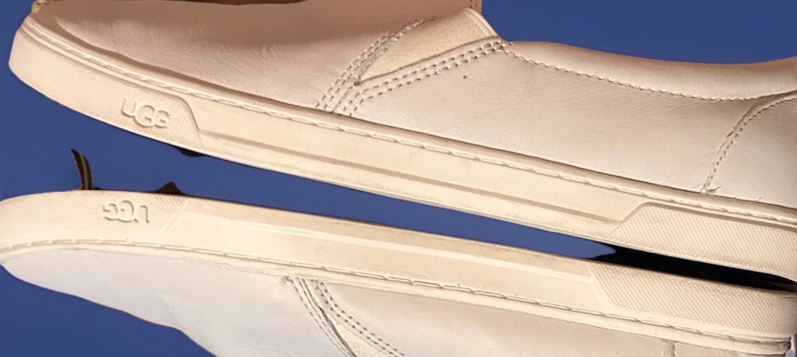 UGG Womens KITLYN White Color Leather Slip Ons Comfort Shoe ,US 10 UK 8 EU 41