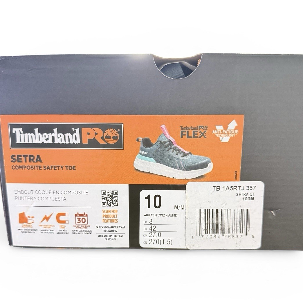 Timberland PRO SETRA Composite safety Toe Work Sneaker Women Comfort Shoes SZ/10