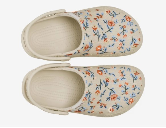 Cross Classic Crafted Floral Clog Women’s Cotton Frappe – Express shipping