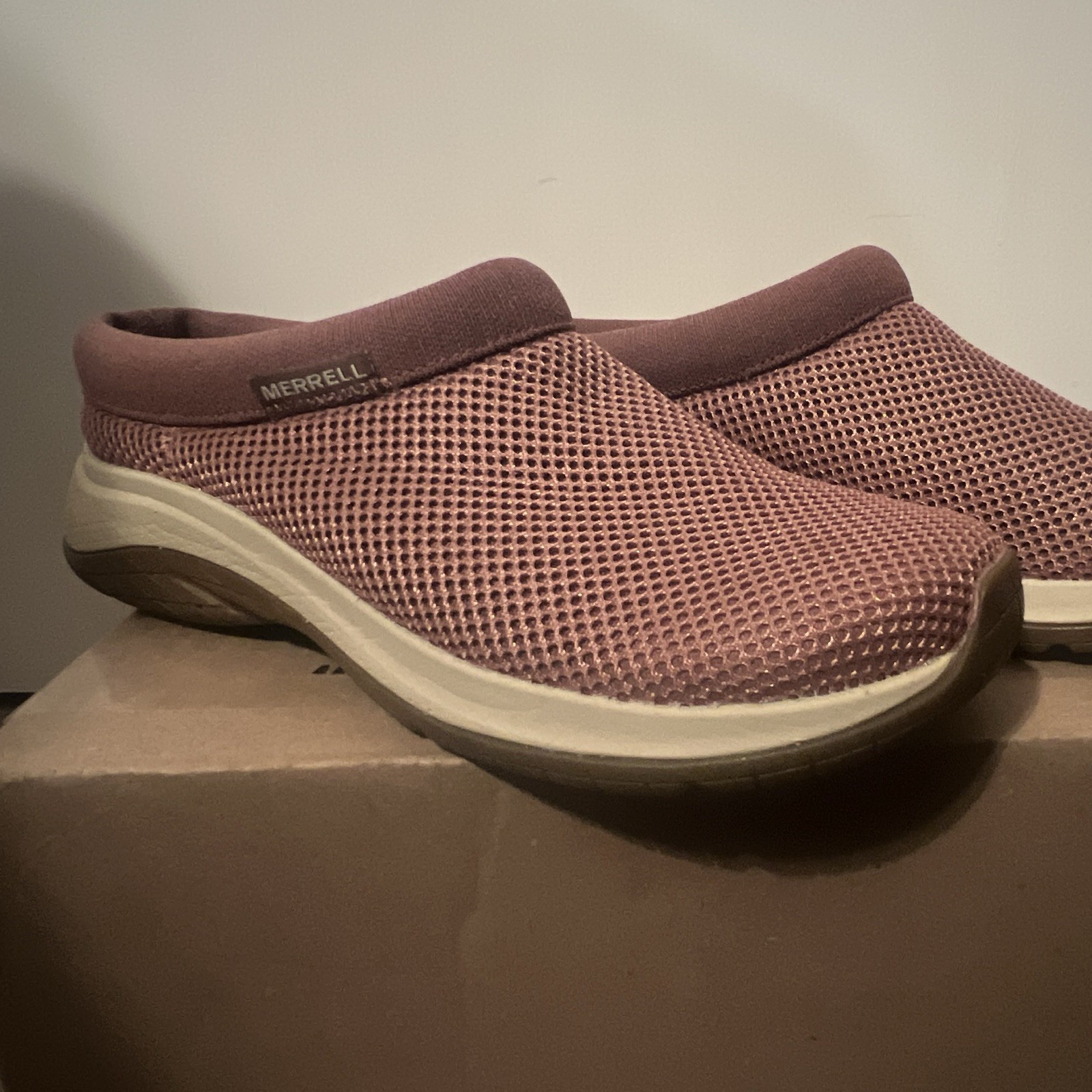 Merrell FloatPro Pink Breathable Mesh Slip-On Low Top Shoes Rubber Sole Size 7.5