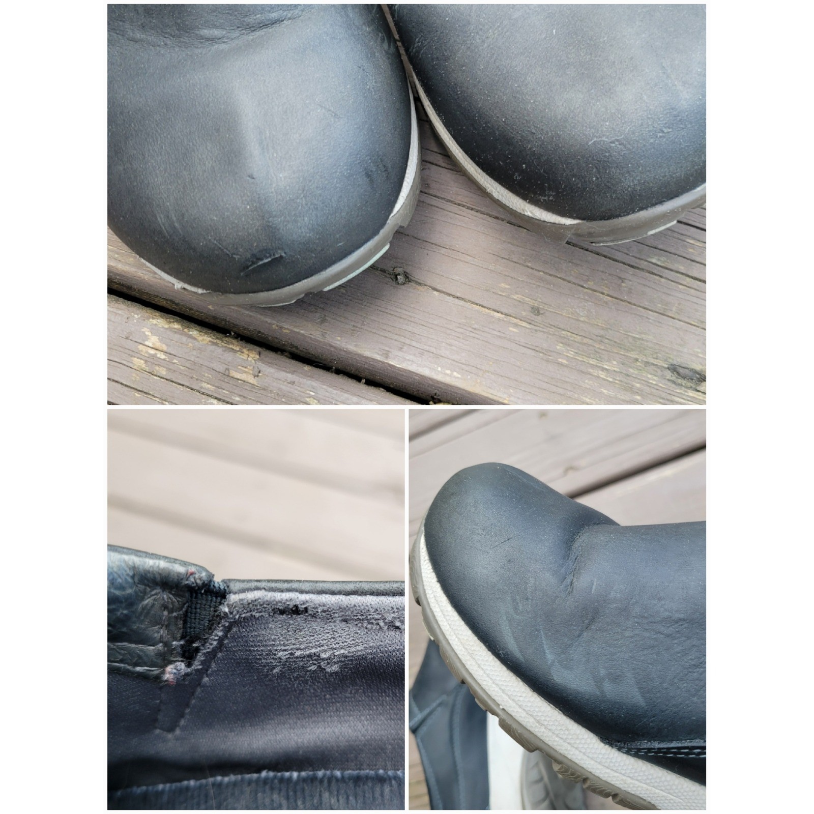 Dansko Leather Clogs Navy Blue Vibram Slip Resistant Walking Shoes Size 40