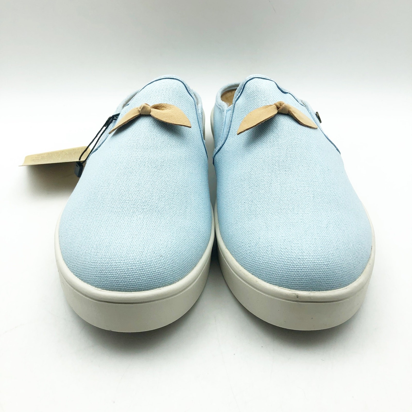 Spenco Womens Audrey Casual Slides 8 WIDE EU 38.5D Cool Blue Sneaker Mule NIB