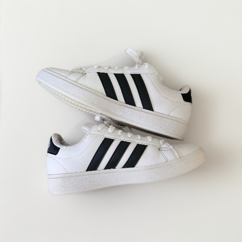 Adidas Grand Court 2.0 Sneakers 8 White Black GW1294 Cloud Classic Athletic
