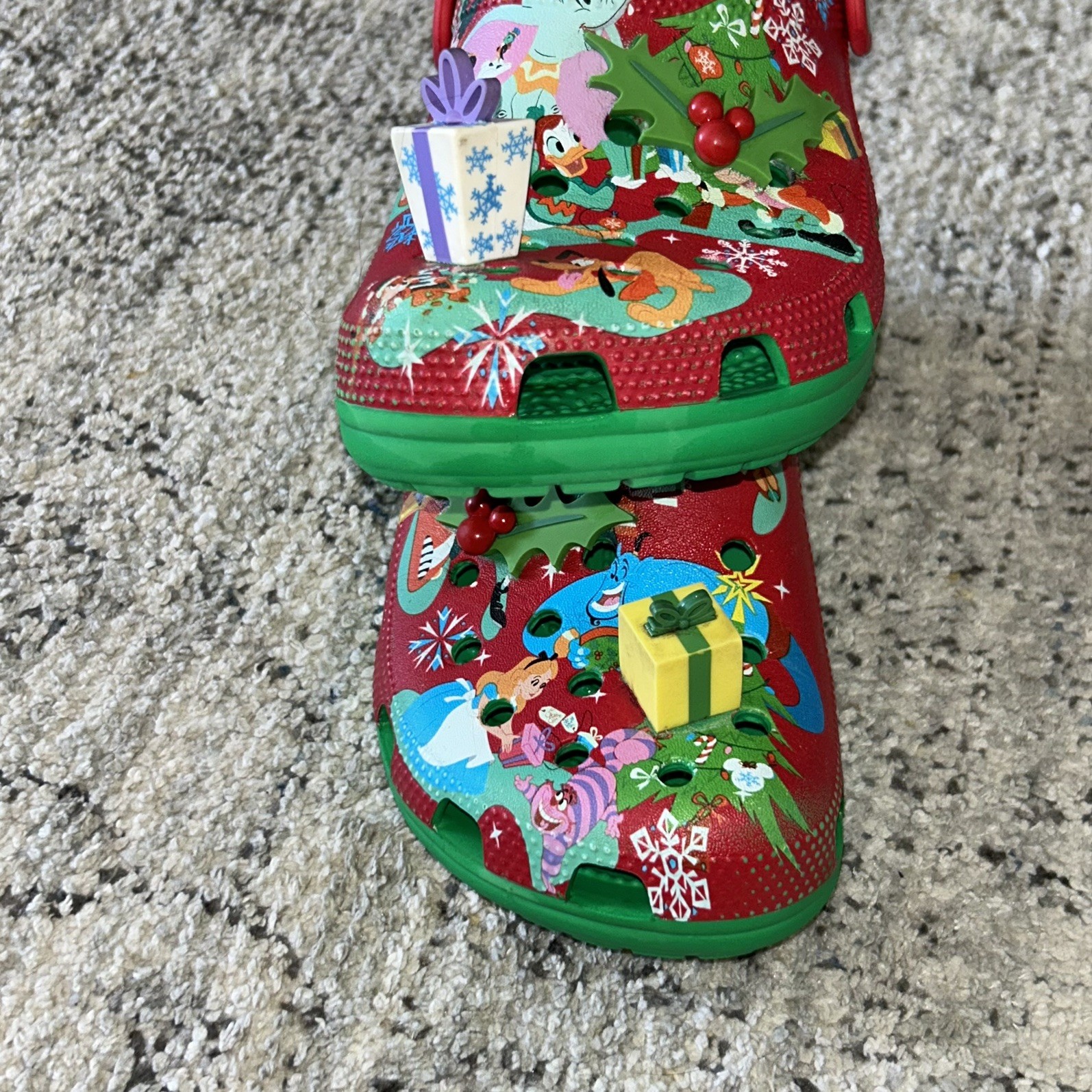 Disney Parks Christmas Holiday Mickey & Friends Adult Crocs Christmas M5/W7 2023