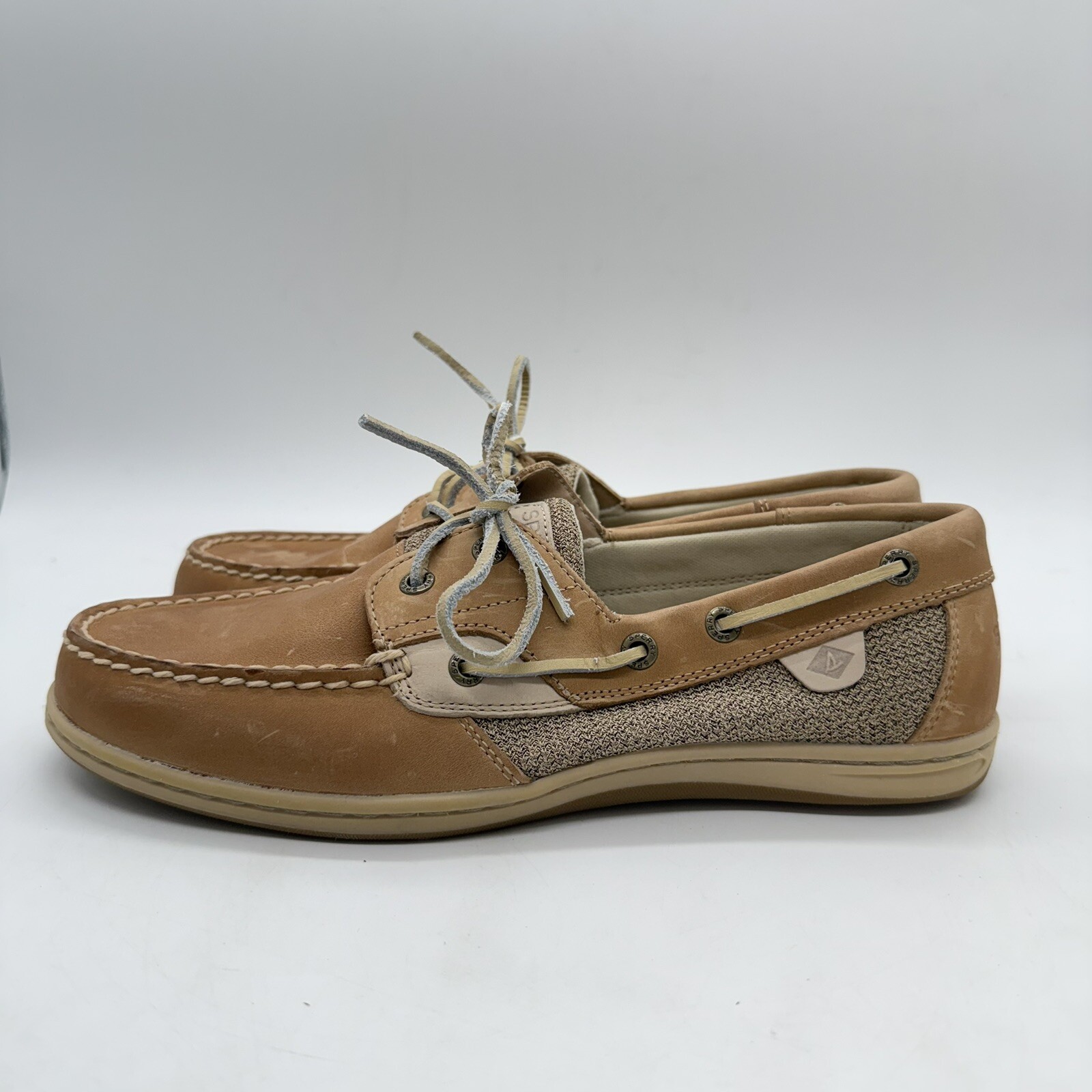 Sperry Women’s Koifish Linen Oats Boat Shoes – Size US 9.5 – STS95589