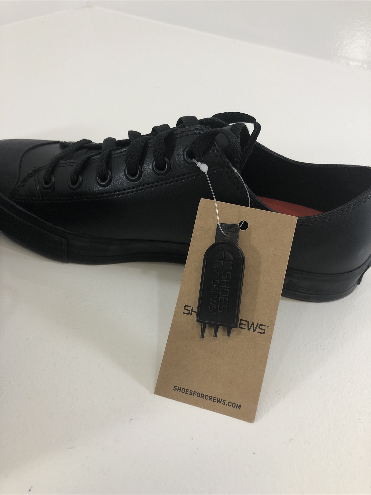 Shoes For Crews Womens Old School Low Rider IV Leather Shoe Size 9 Black New