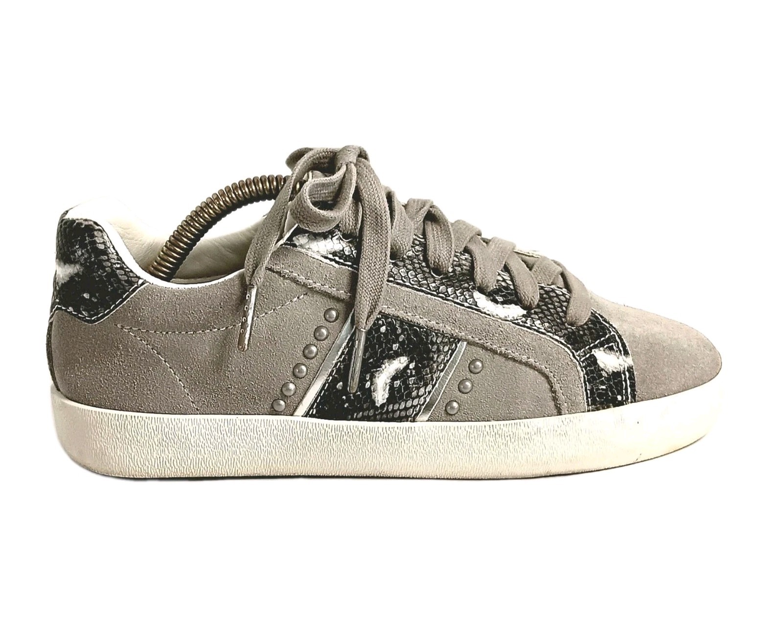 Blondo Snake Waterproof Casual Sneakers Size W 7.5 Fashionable Edgy EUC