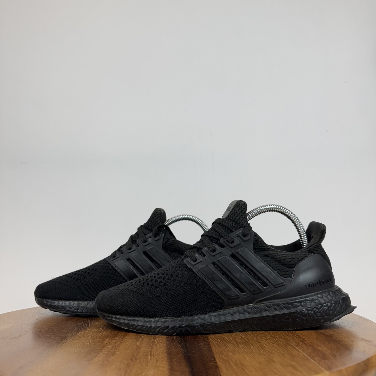 Womens Adidas Ultraboost 1.0 Triple Black Athletic Running Sneakers Shoes Size 7