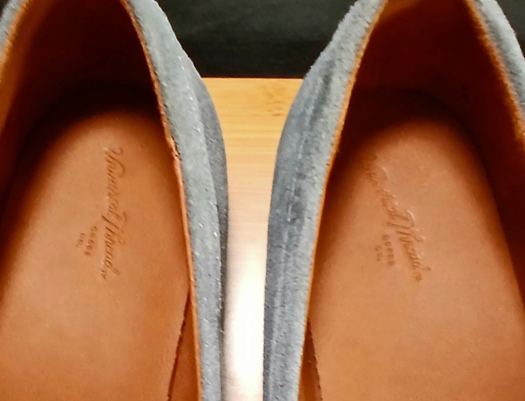 Universal Thread Blue Loafers Slip On Casual Leather Upper Shoes SZ 9 12 Womens