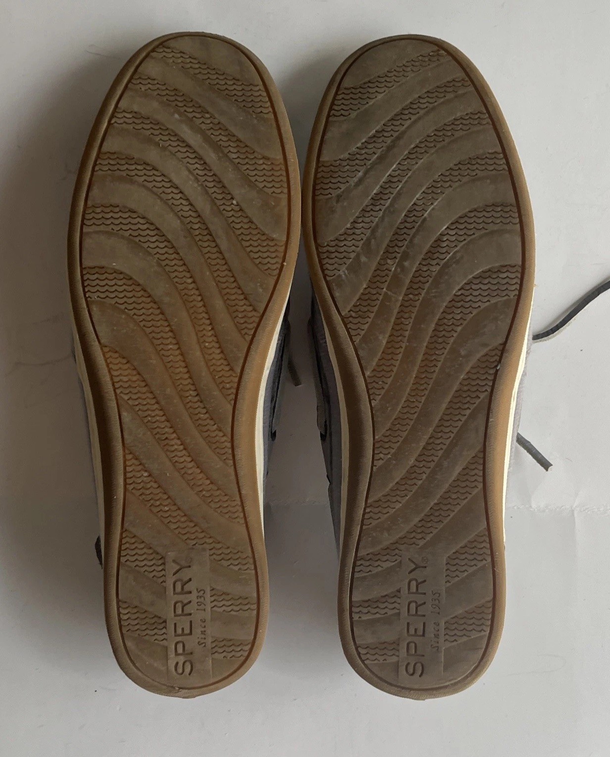 Sperry Koifish Grey Boat Shoes Women’s Sz US 9 EU 40 Good Condition