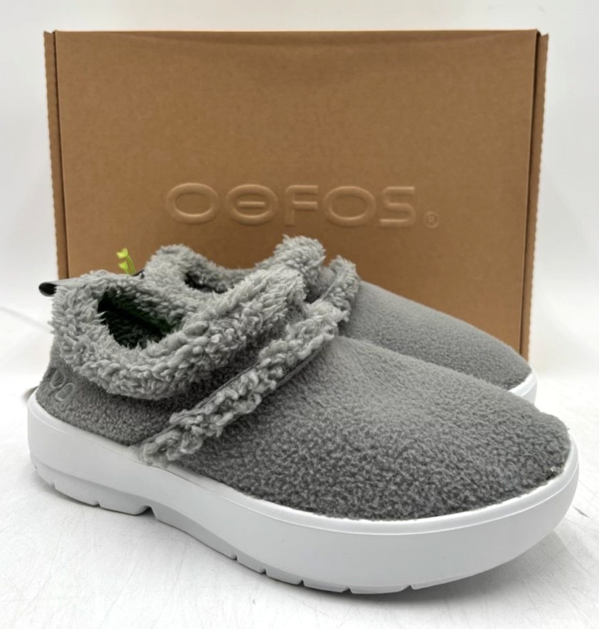 Oofos OOCOOZIE LOW SLATE Women’s NEW Low Slip-On Shoe Gray Multiple Sizes
