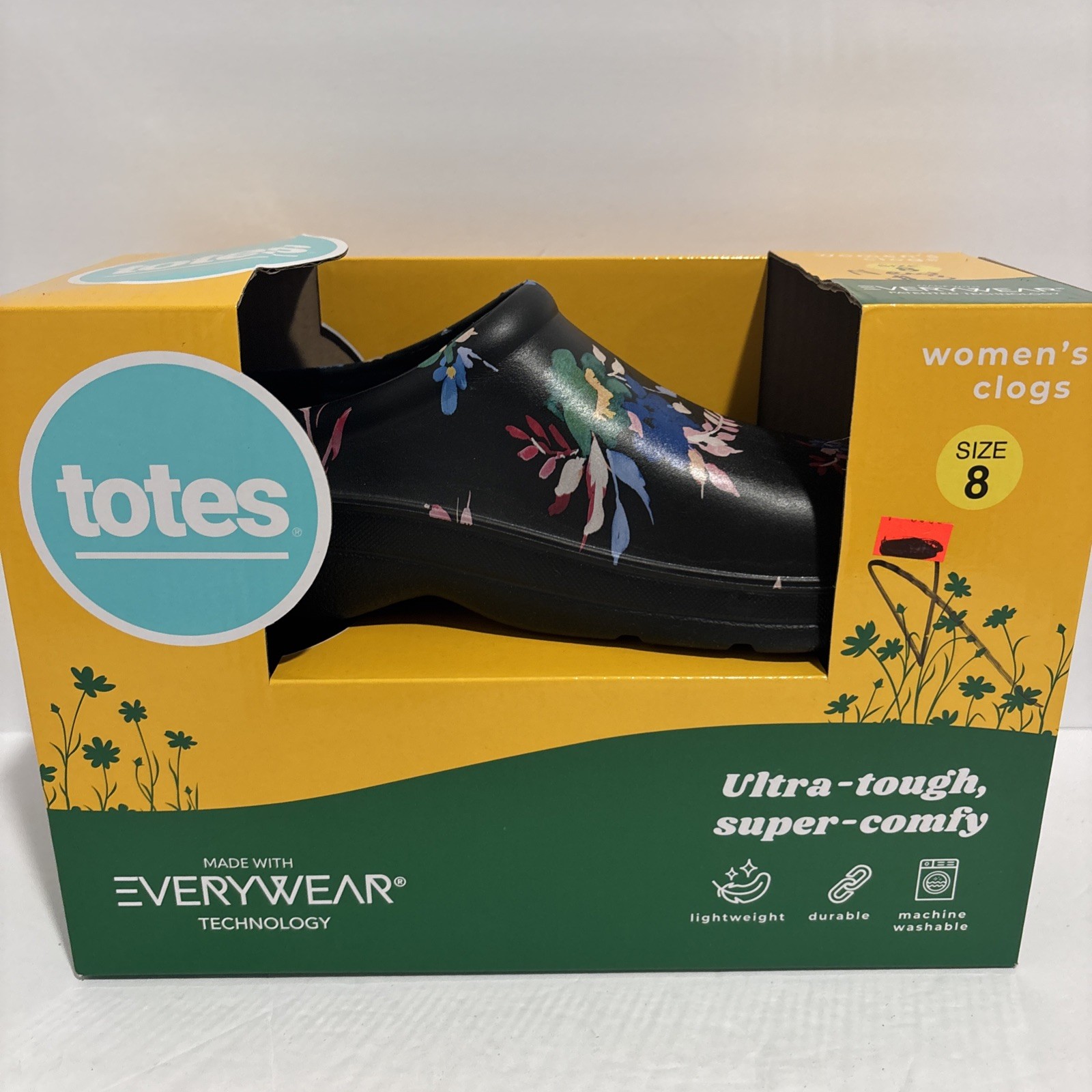 Totes Womens Gardening Clogs Size 8 Waterproof Lightweight Outdoor Shoes