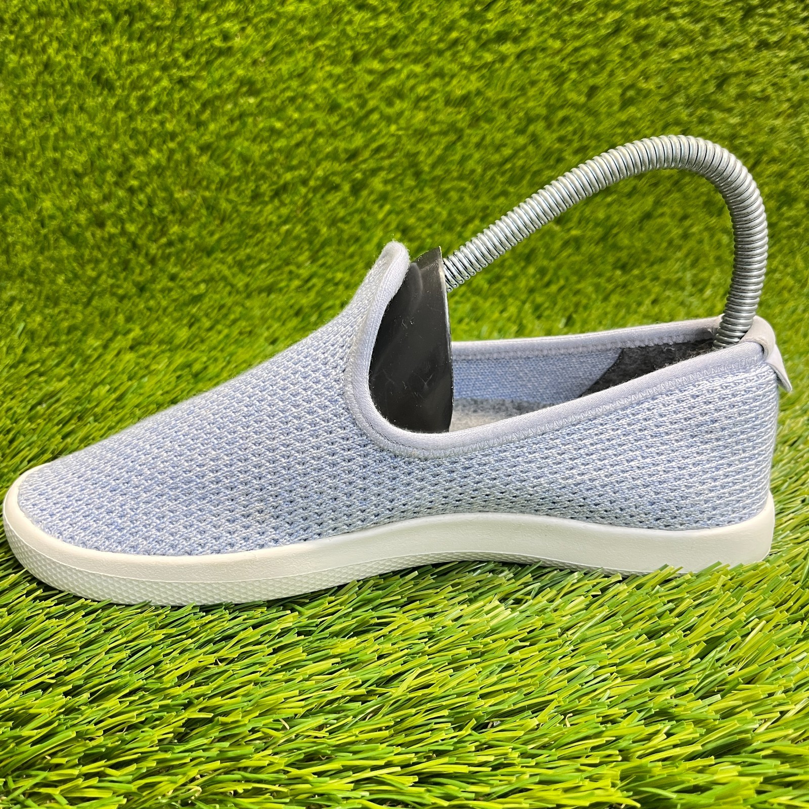 Allbirds Tree Loungers Womens Size 5 Blue White Walking Slip On Shoes Loafers
