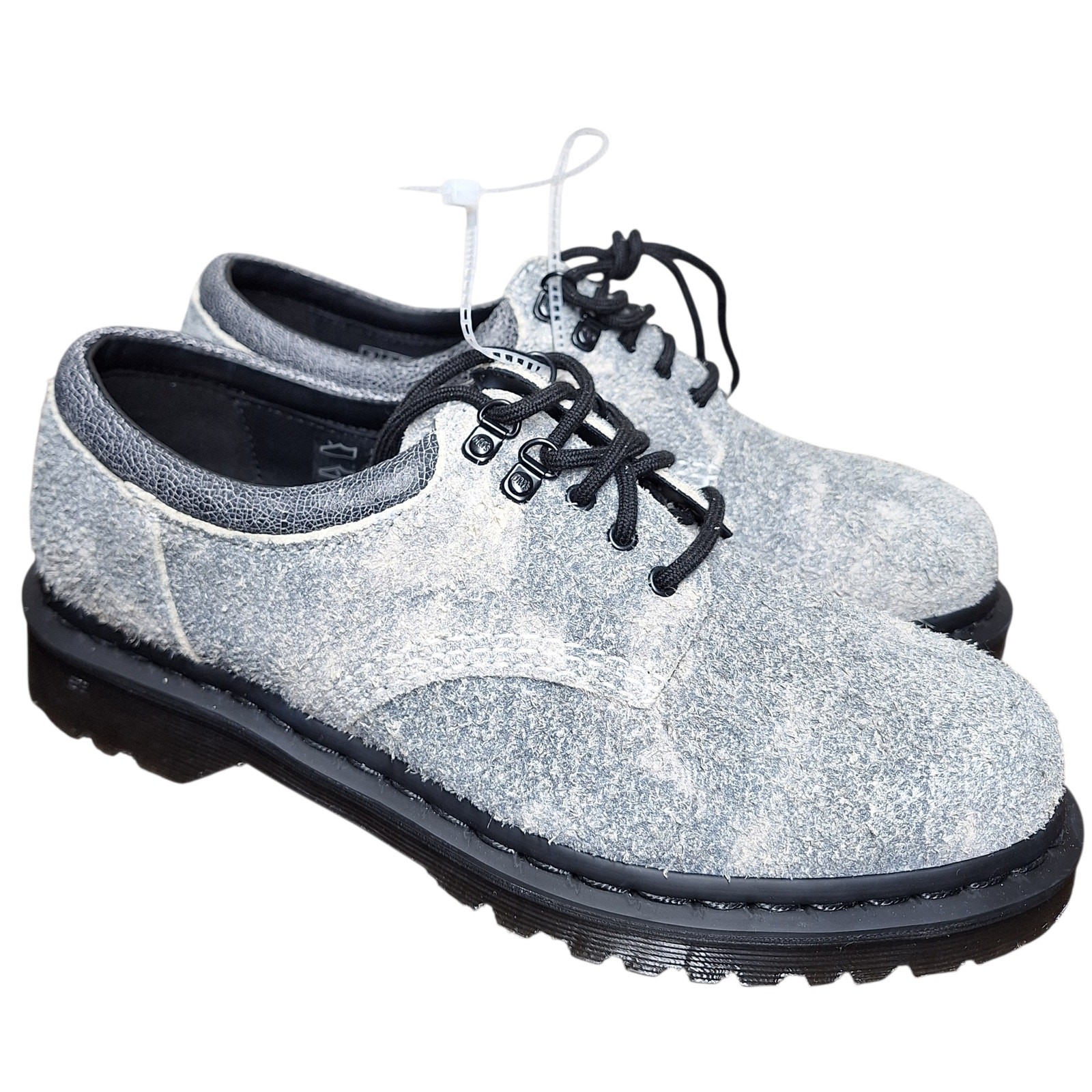 Dr.Martens 8053 stone washed hairy suede oxford shoes womens 9 new no box grunge