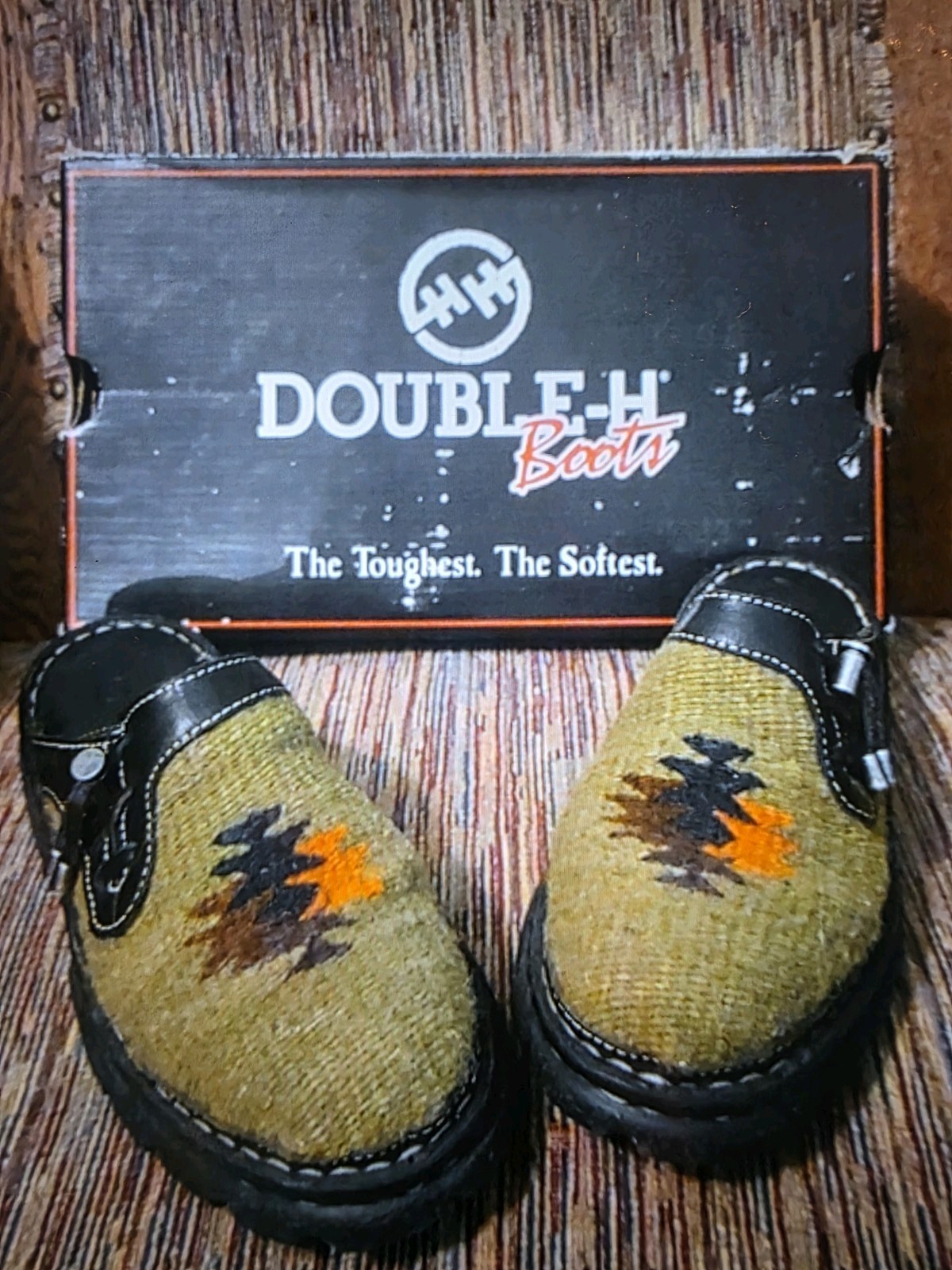 Womens Wool Woven Mule Shoes