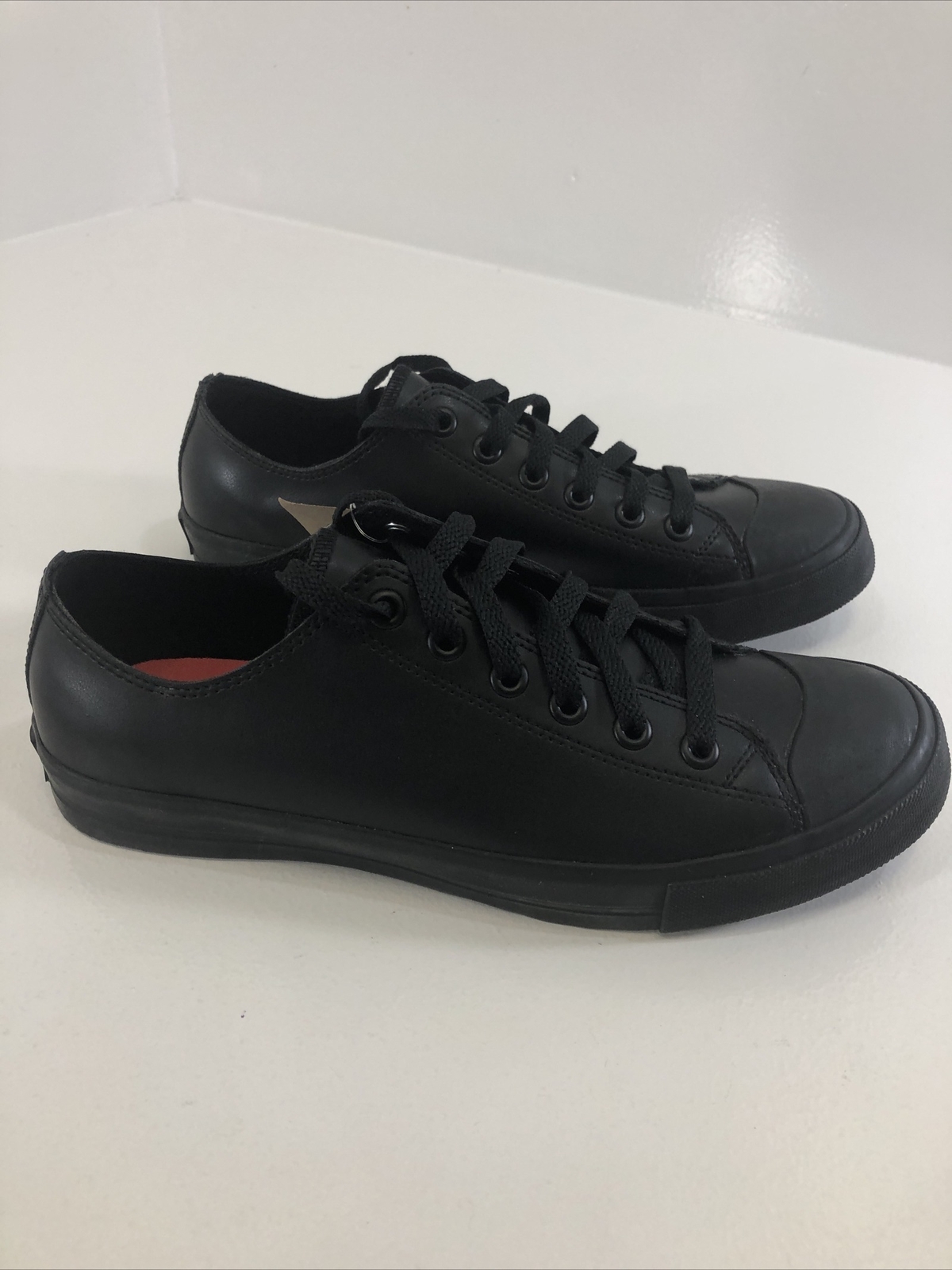 Shoes For Crews Womens Old School Low Rider IV Leather Shoe Size 9 Black New