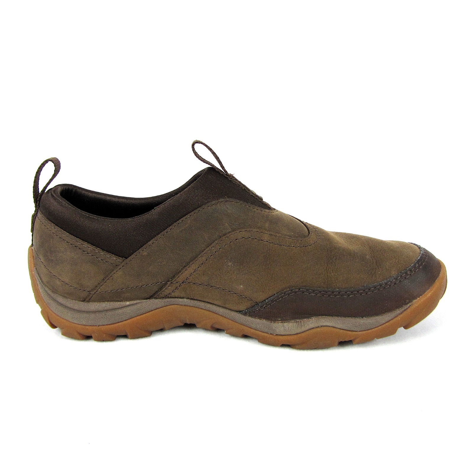 Merrell Bracken Womens Brown Insulated Nubuck Shoes Slip On Waterproof Sz 7 VGC