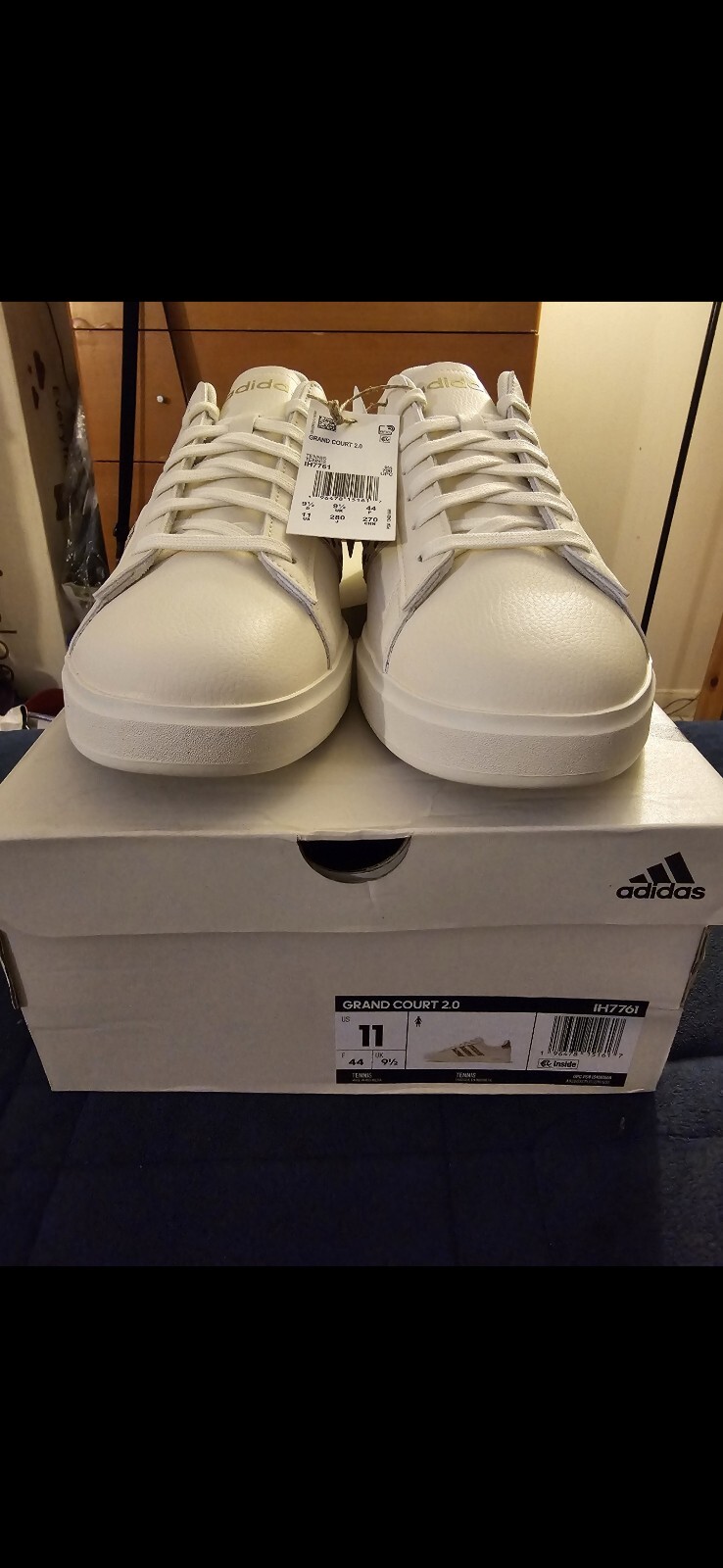 Adidas FIRE! NIB! Grand Court 2.0 #IH7761 in Magic Beige/Matte Gold. Sz 11. R2S!