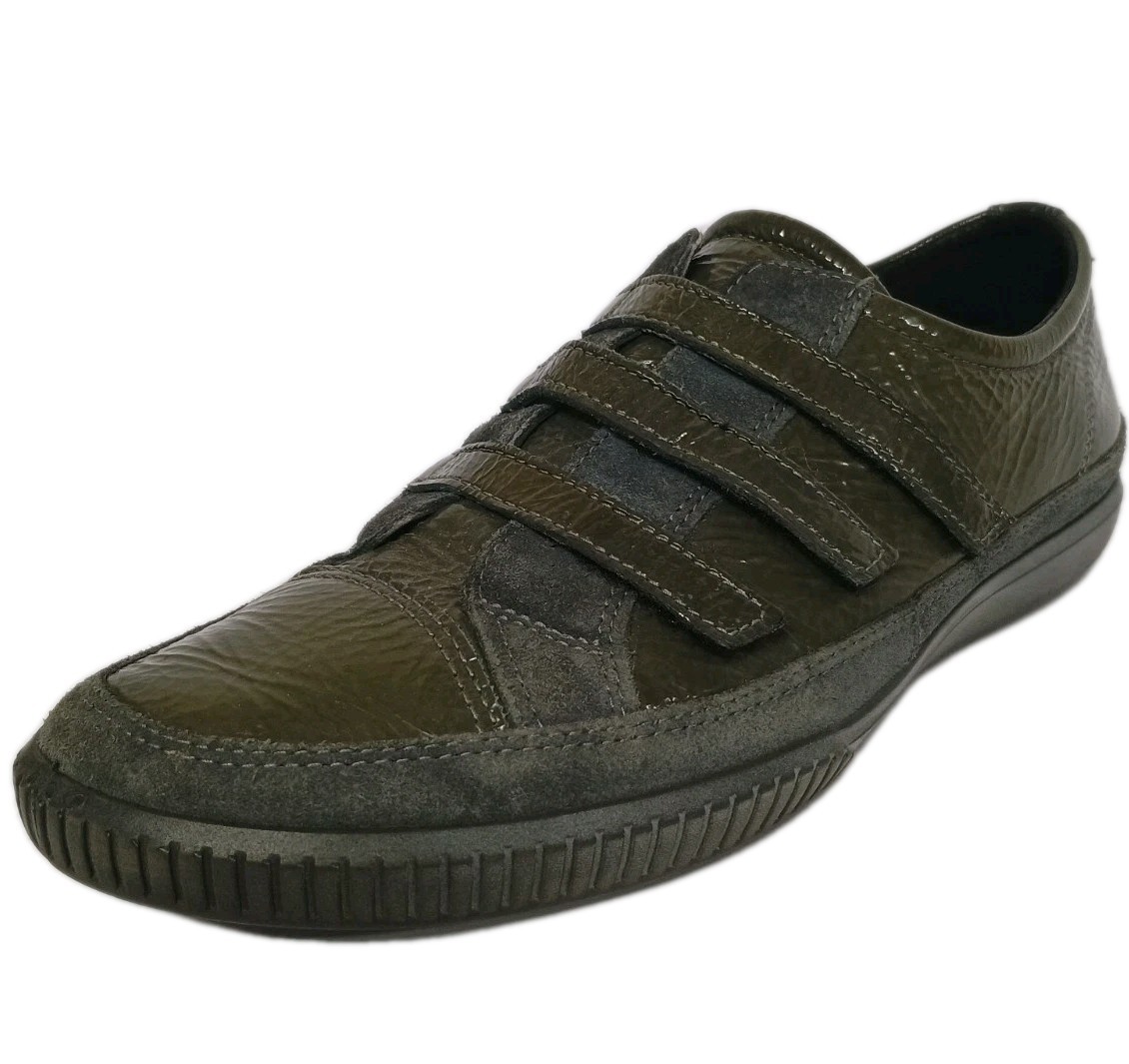 ECCO Summer Zone 3 Strap Crinkled Leather Oxford Women UK 41, US 10.5 WORN ONCE